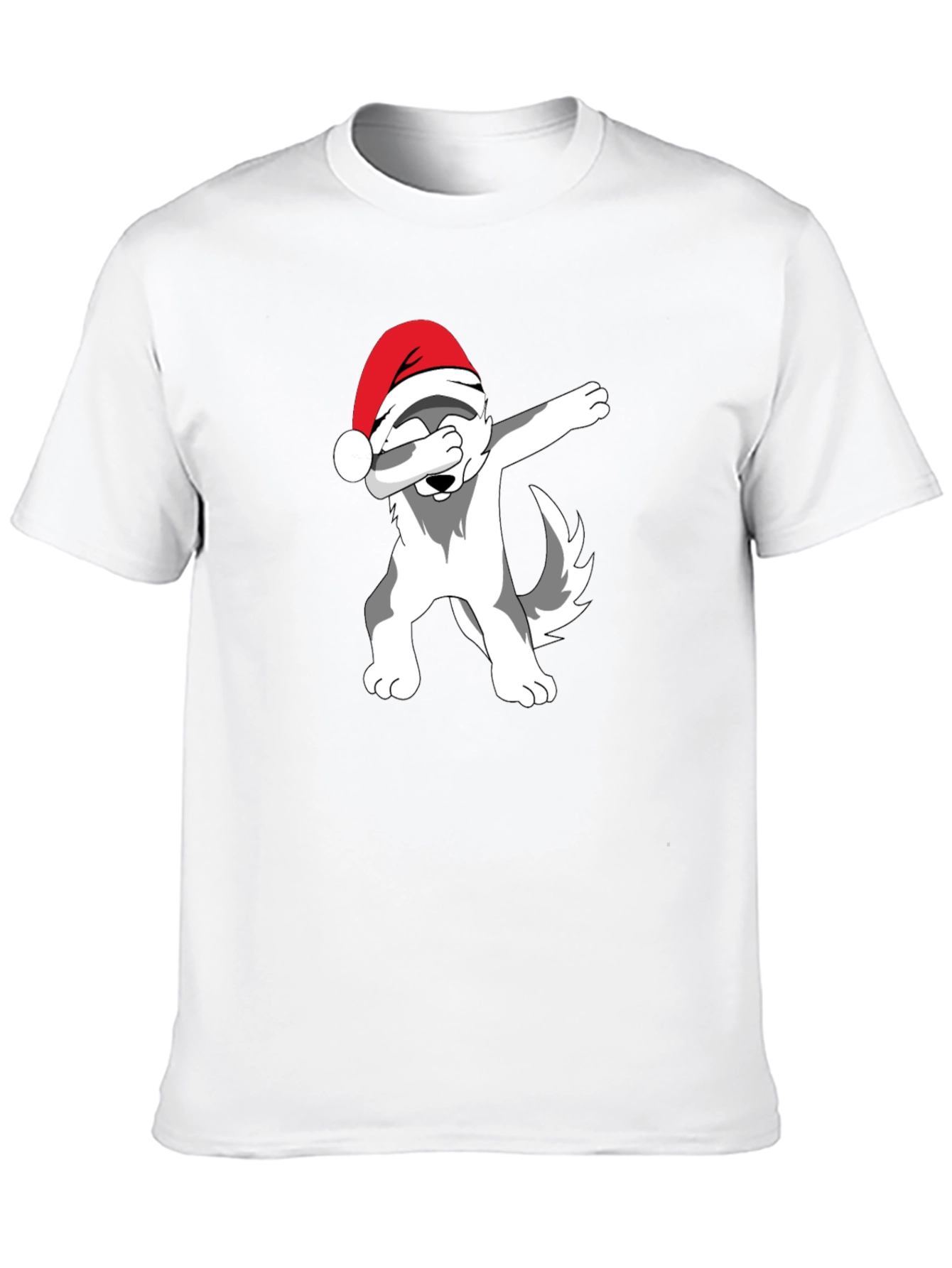 Dabbing Dog Christmas T-Shirt