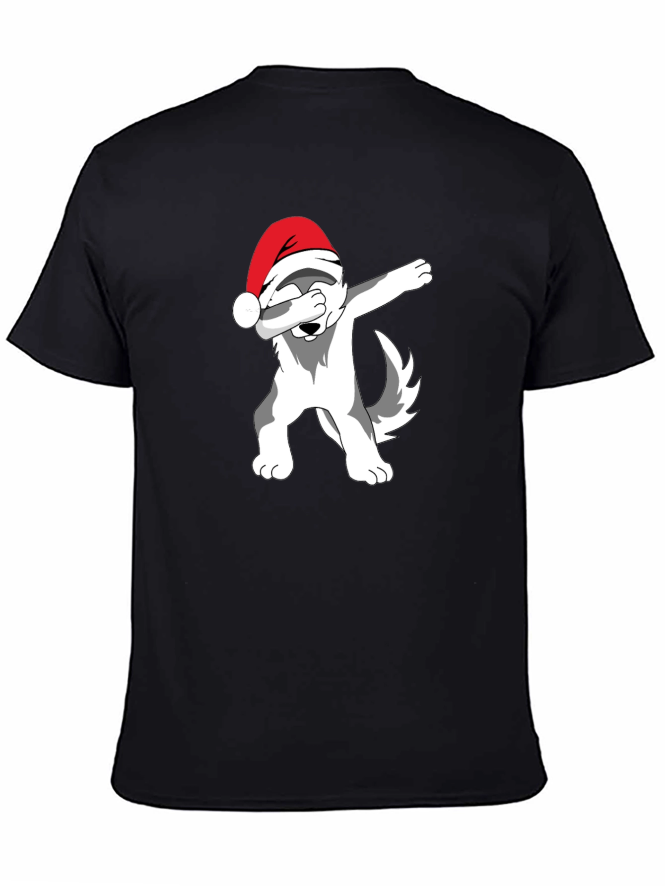Dabbing Dog Christmas T-Shirt