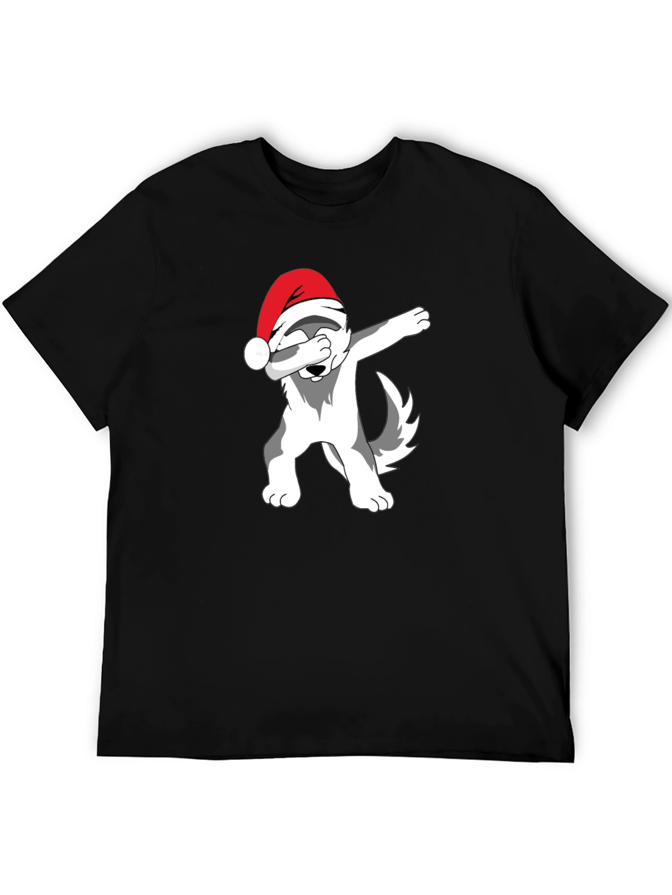 Dabbing Dog Christmas T-Shirt