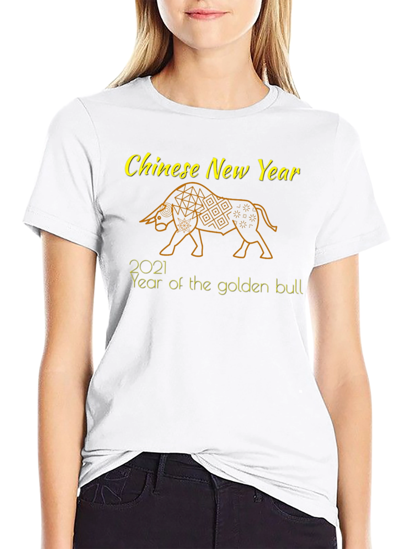 Chinese New Year 2021 Golden Bull T-Shirt