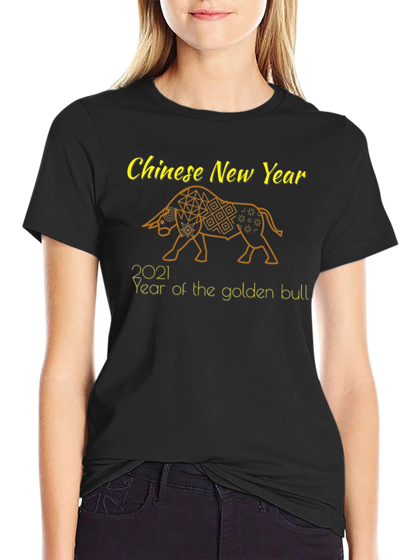 Chinese New Year 2021 Golden Bull T-Shirt