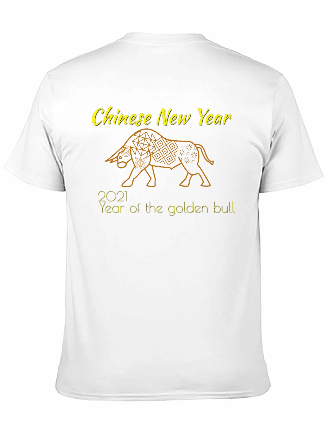 Chinese New Year 2021 Golden Bull T-Shirt