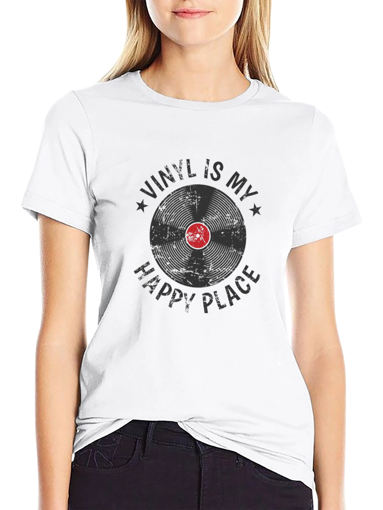 Vinyl is My Happy Place T-Shirt