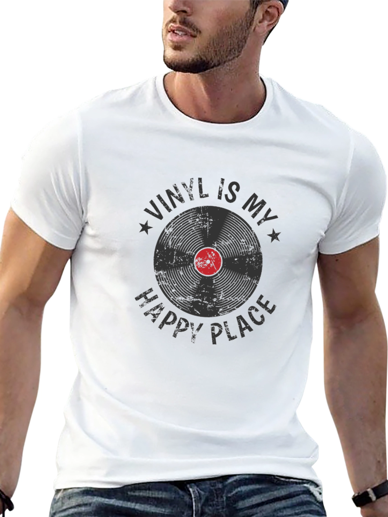 Vinyl is My Happy Place T-Shirt