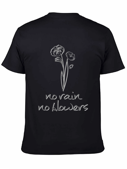 No Rain No Flowers Graphic Tee - Black