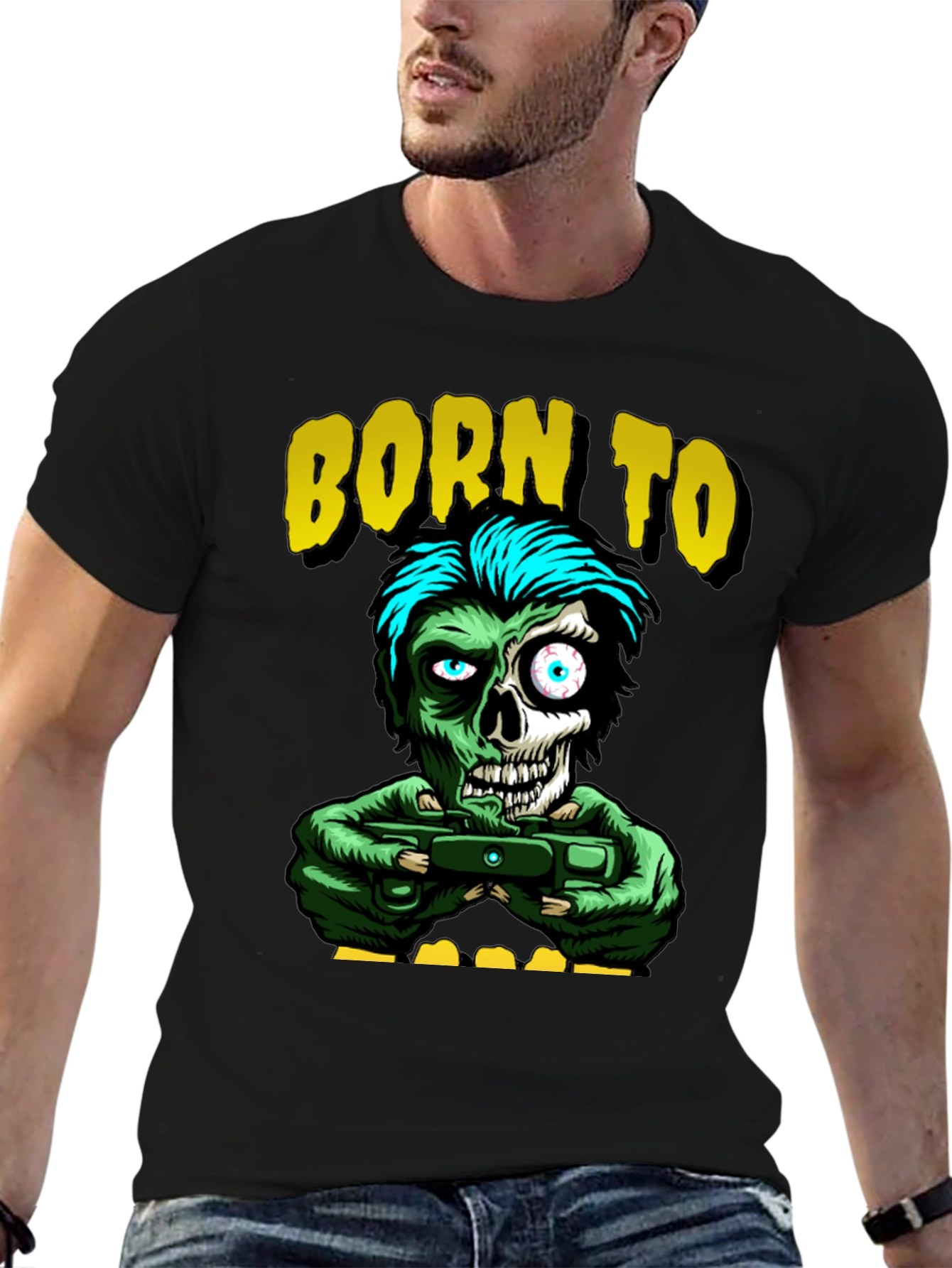 Born to Game Zombie T-Shirt