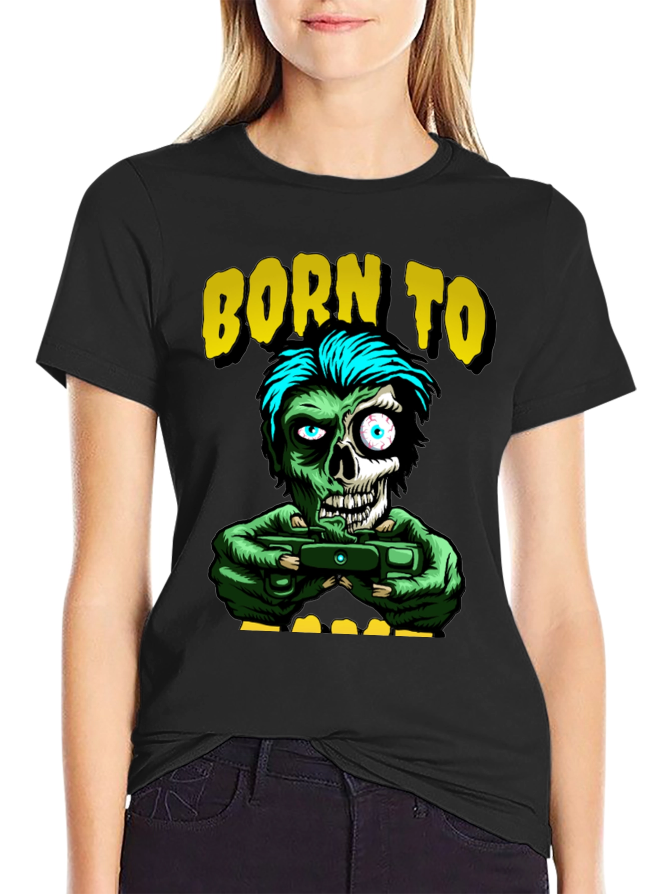 Born to Game Zombie T-Shirt