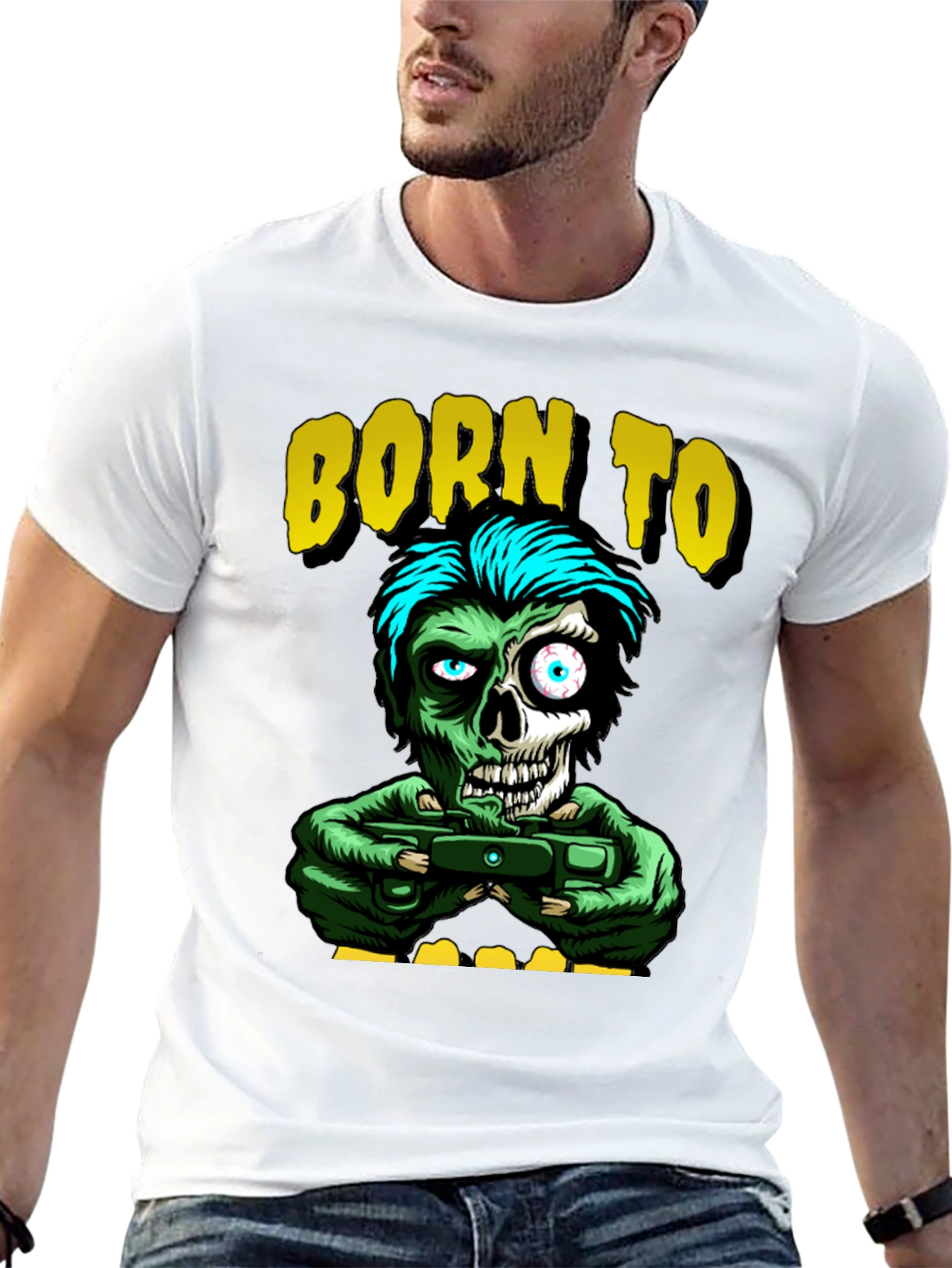 Born to Game Zombie T-Shirt