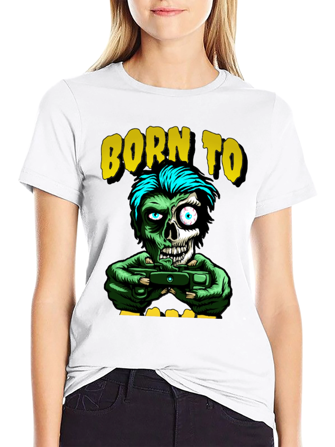 Born to Game Zombie T-Shirt