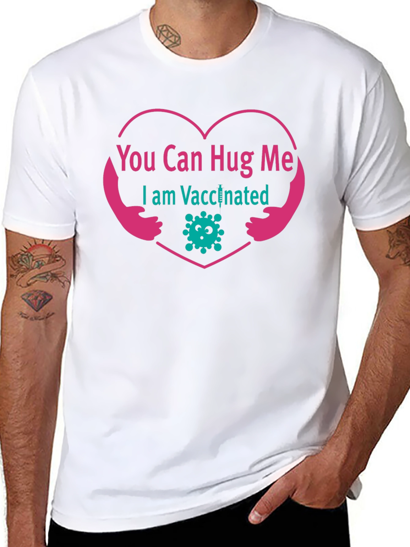You Can Hug Me I Am Vaccinated T-Shirt