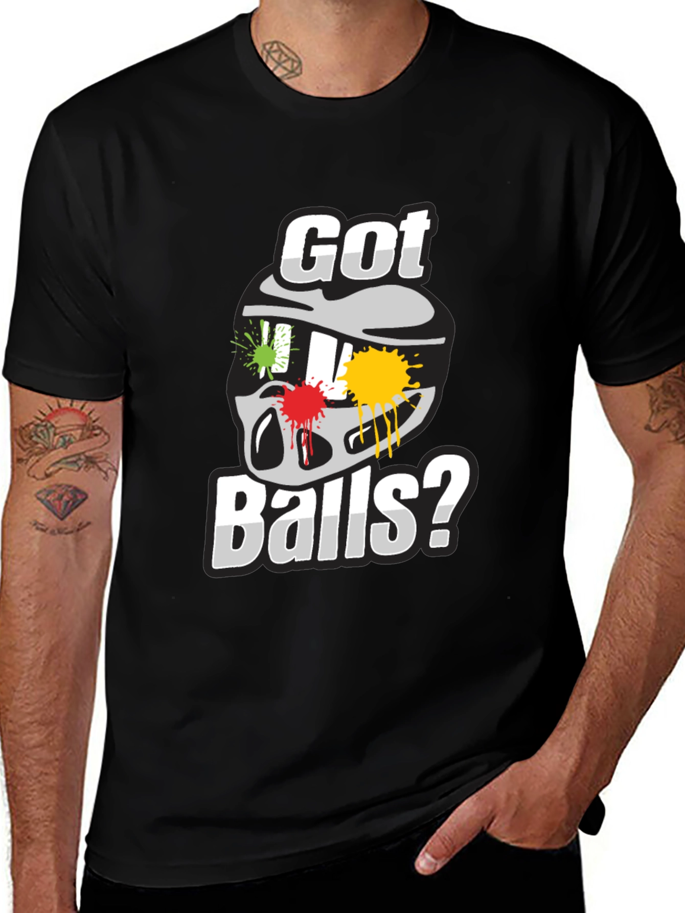 Got Balls Paintball T-Shirt - Fun Graphic Tee