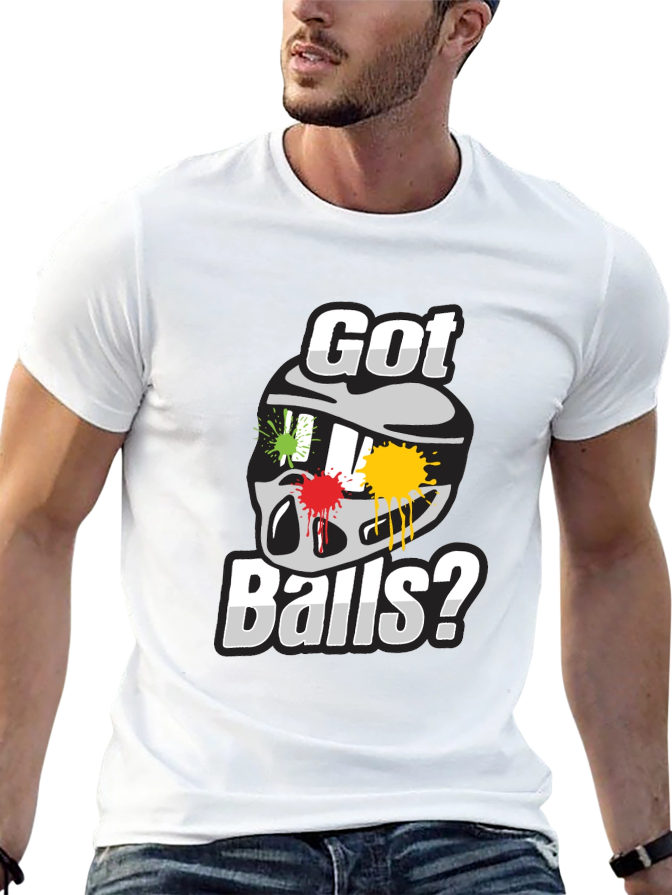 Got Balls Paintball T-Shirt - Fun Graphic Tee