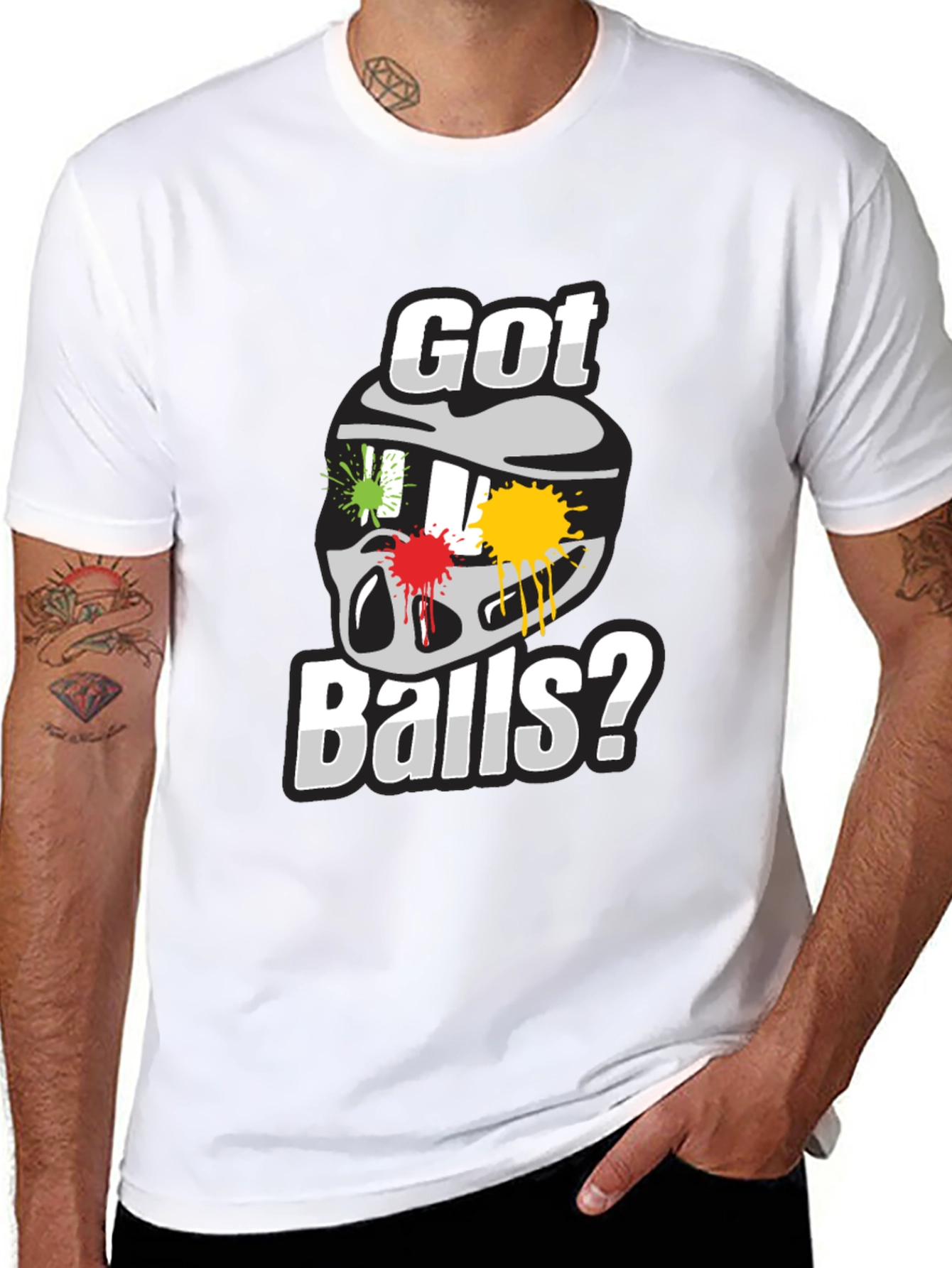 Got Balls Paintball T-Shirt - Fun Graphic Tee