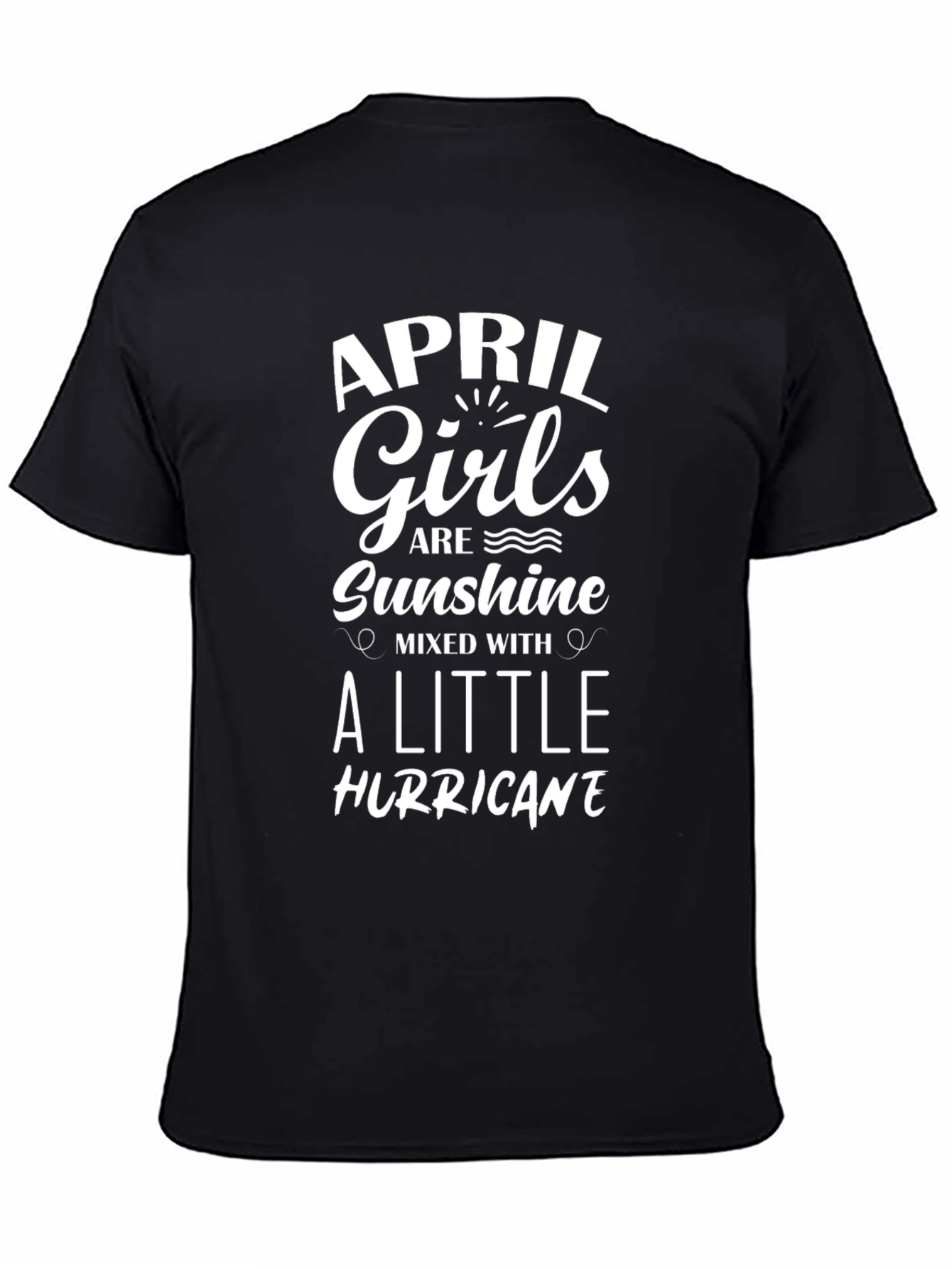 April Girls Sunshine Hurricane Graphic Tee
