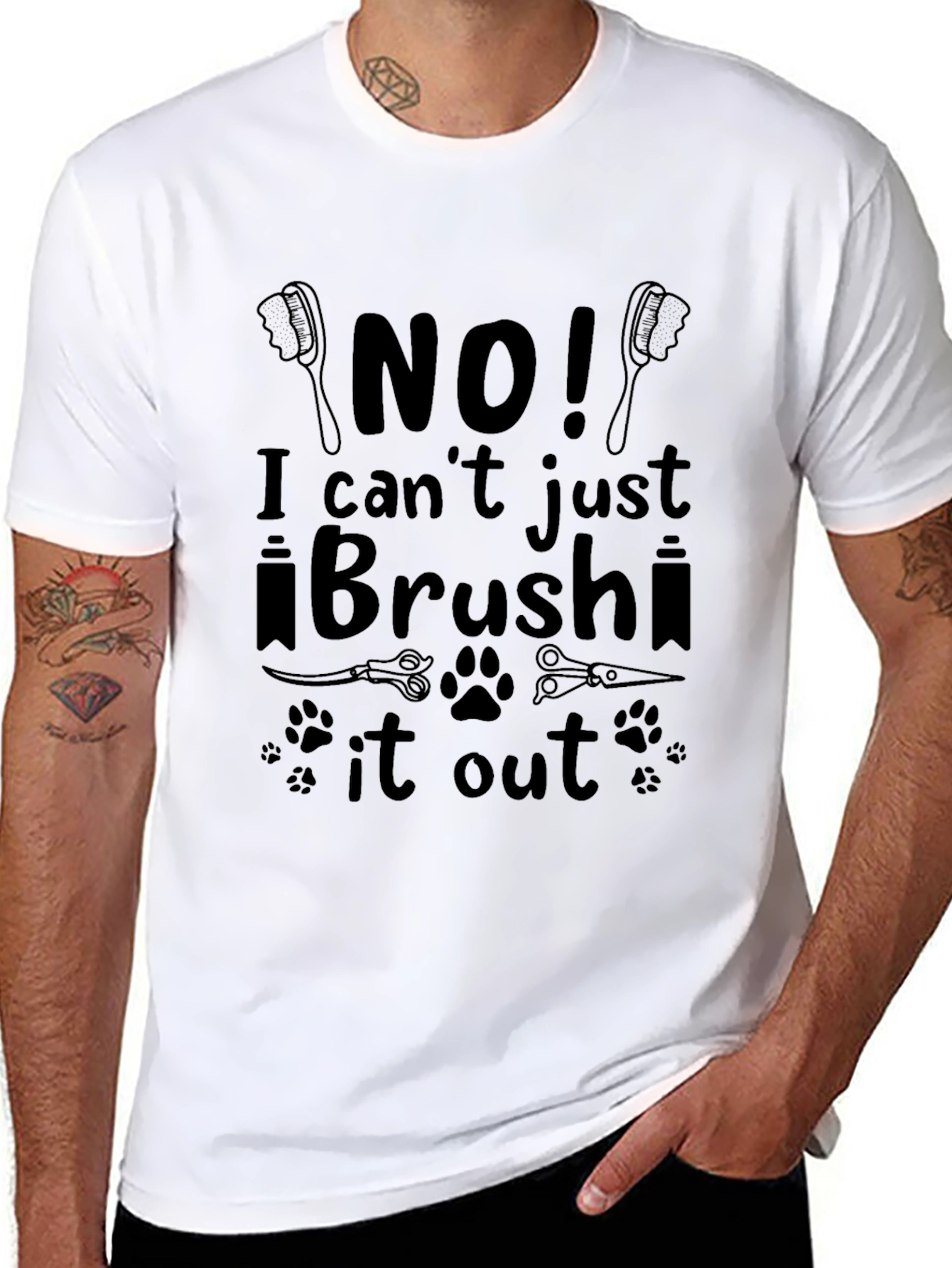 Humorous Pet Grooming T-Shirt