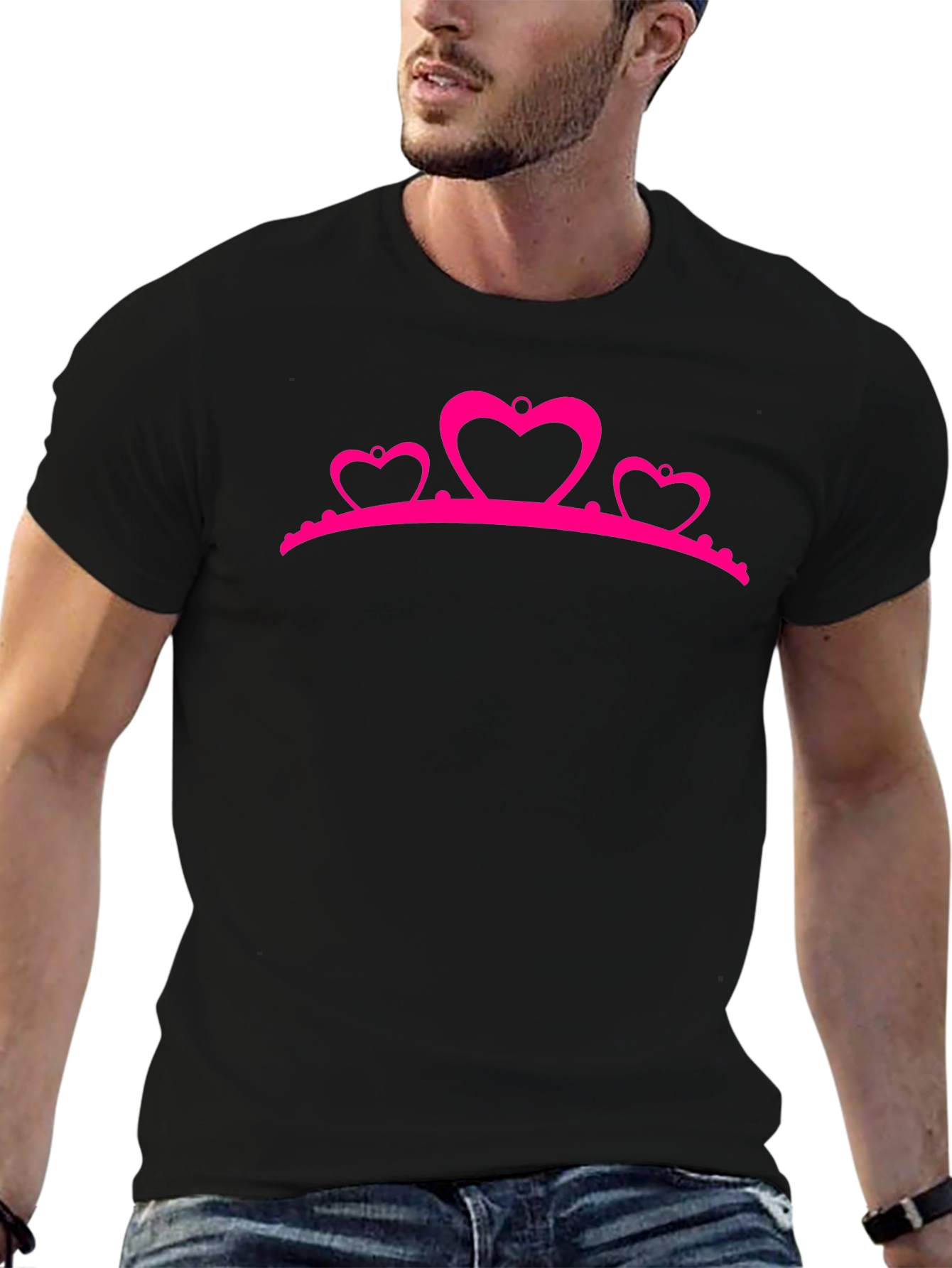 Princess Crown Heart Graphic Tee