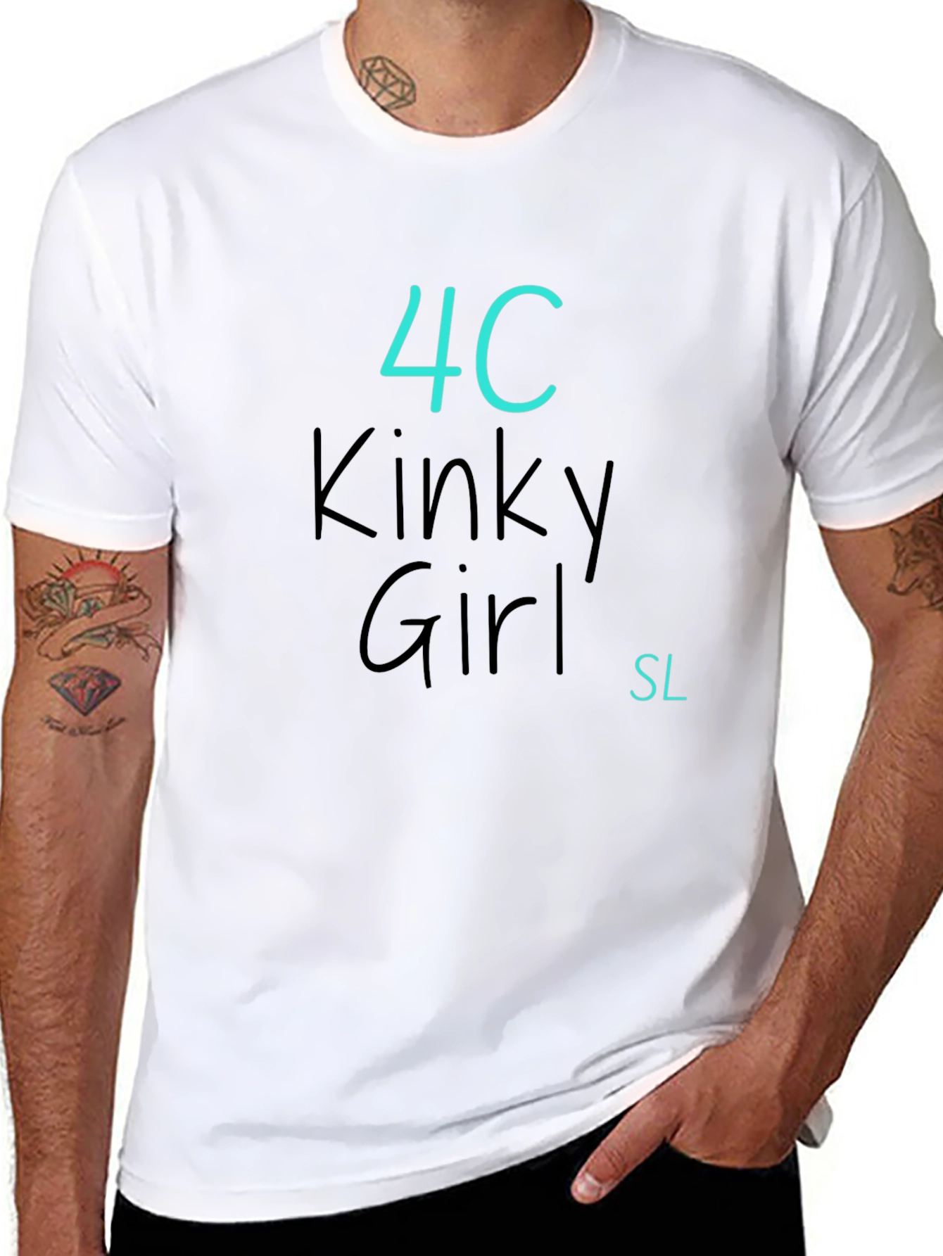 4C Kinky Girl SL Black T-Shirt