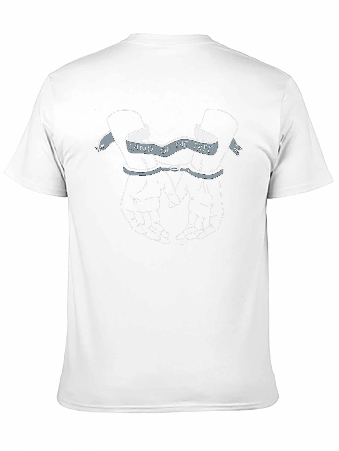 Land Of The Free Handcuffed Graphic T-Shirt