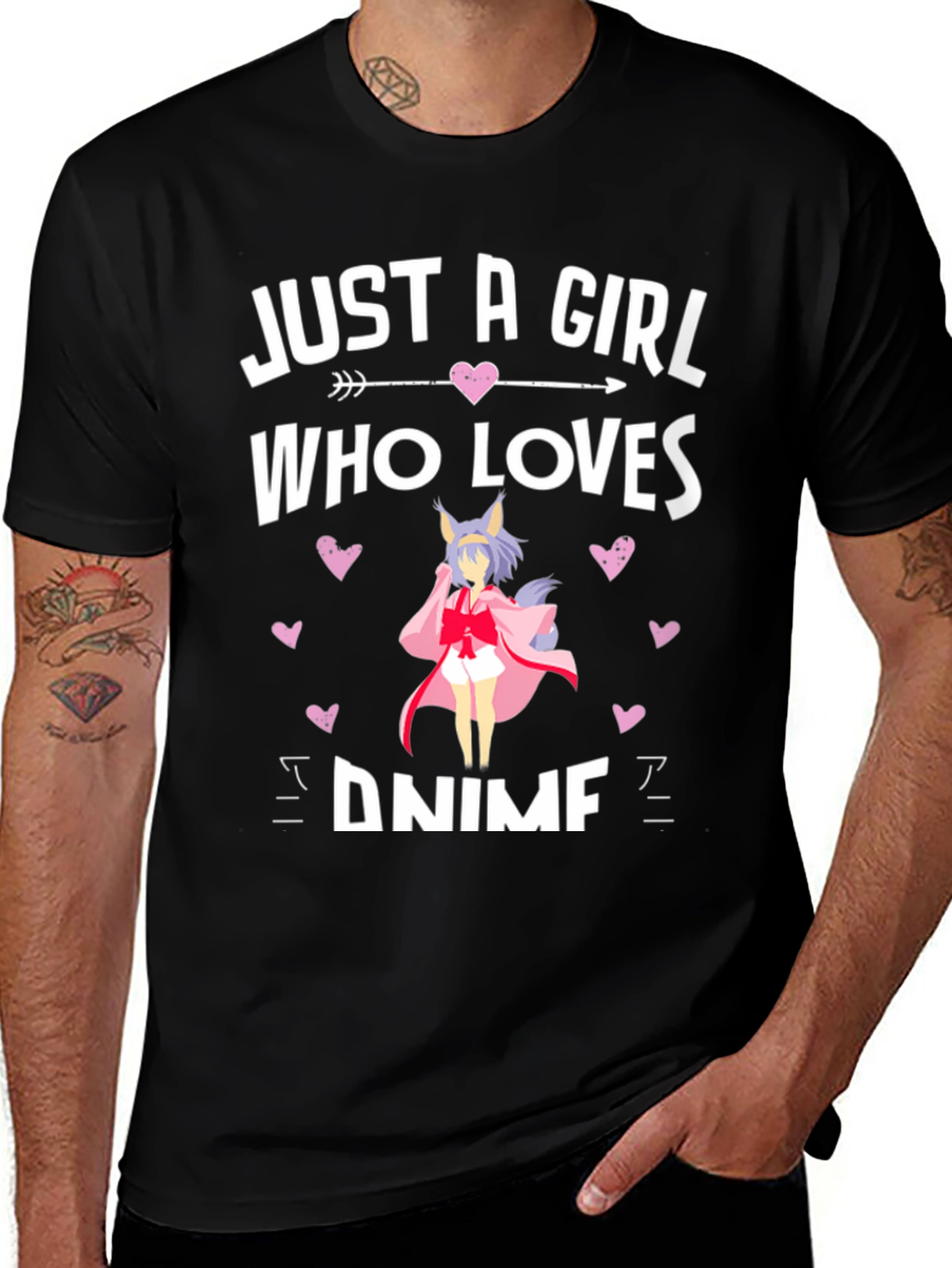 Just A Girl Who Loves Anime T-Shirt