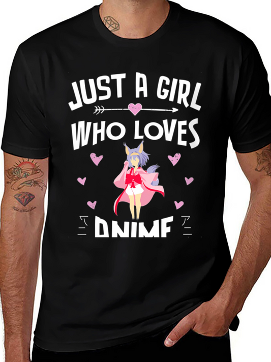 Just A Girl Who Loves Anime T-Shirt