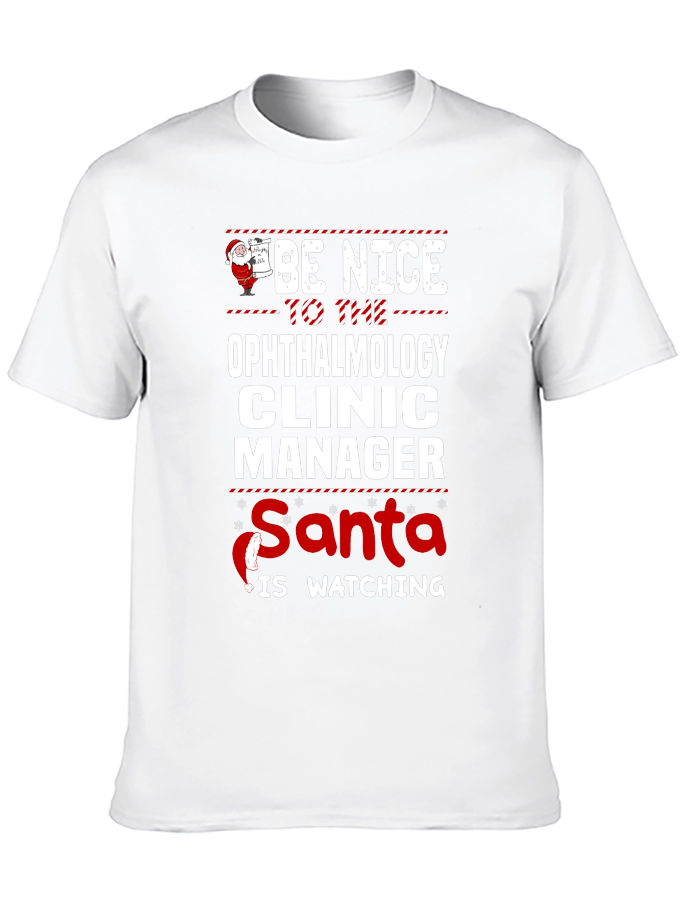 Ophthalmology Clinic Manager Christmas T-Shirt