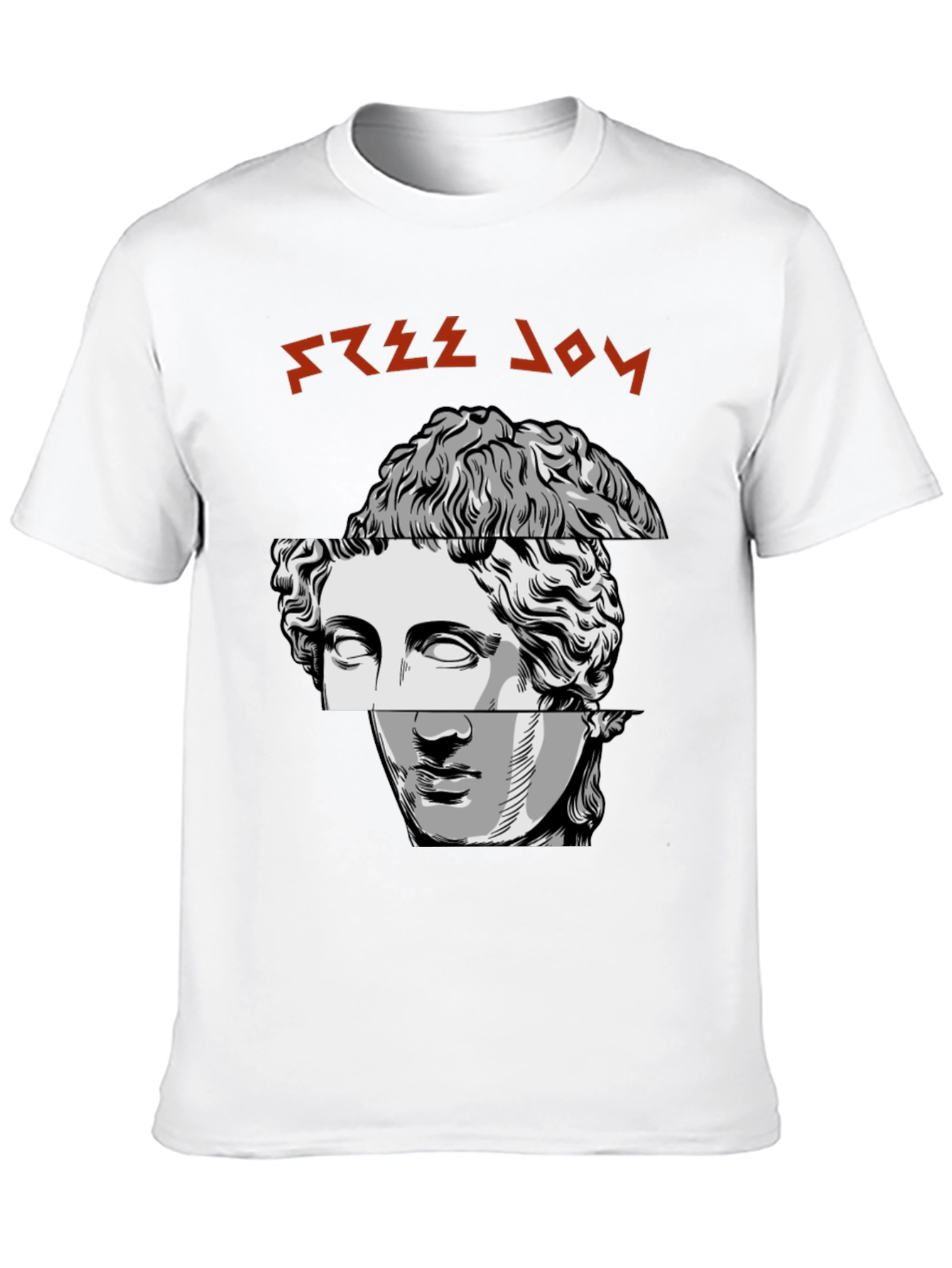 Modern Art Tee - Greek Bust Design