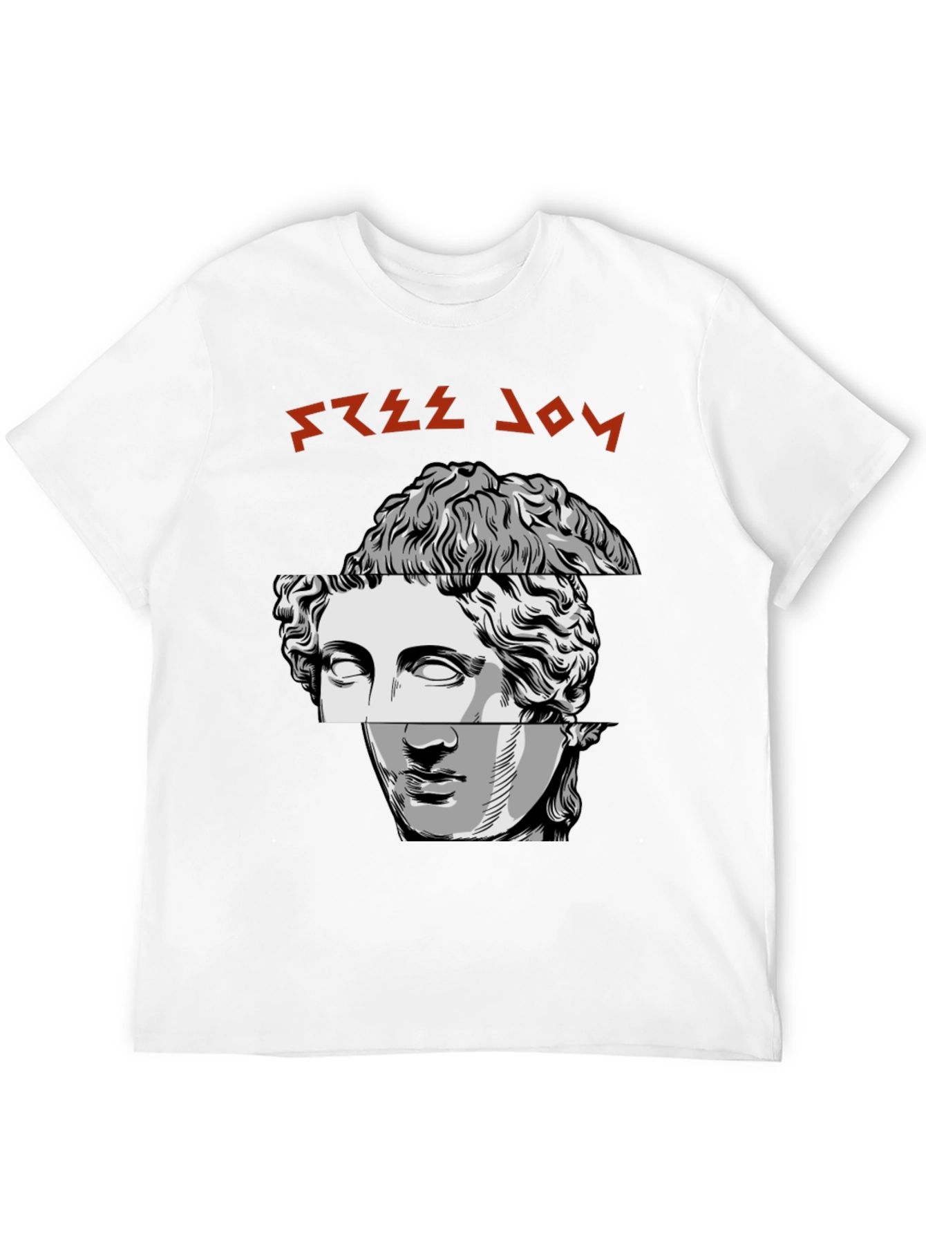 Modern Art Tee - Greek Bust Design