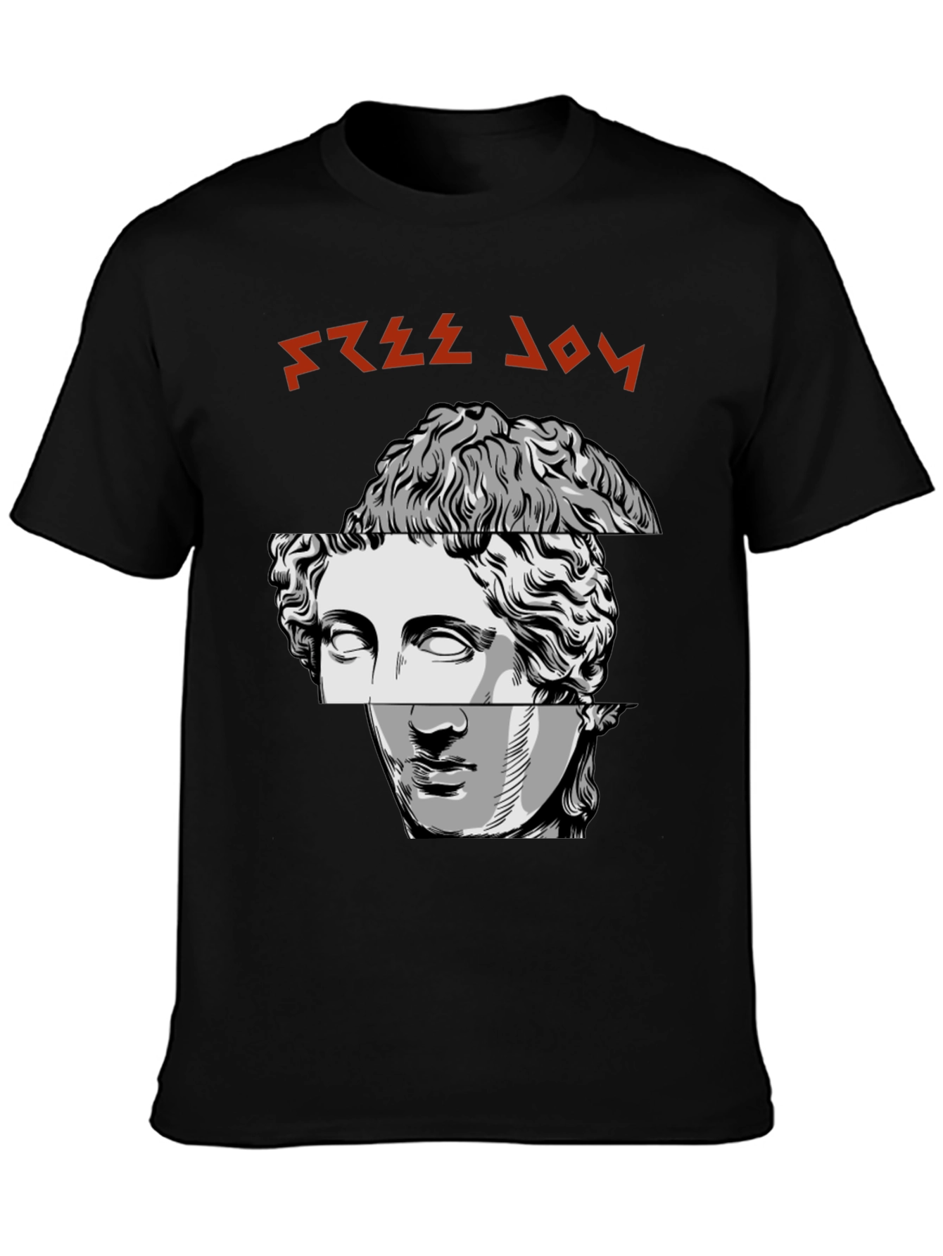 Modern Art Tee - Greek Bust Design
