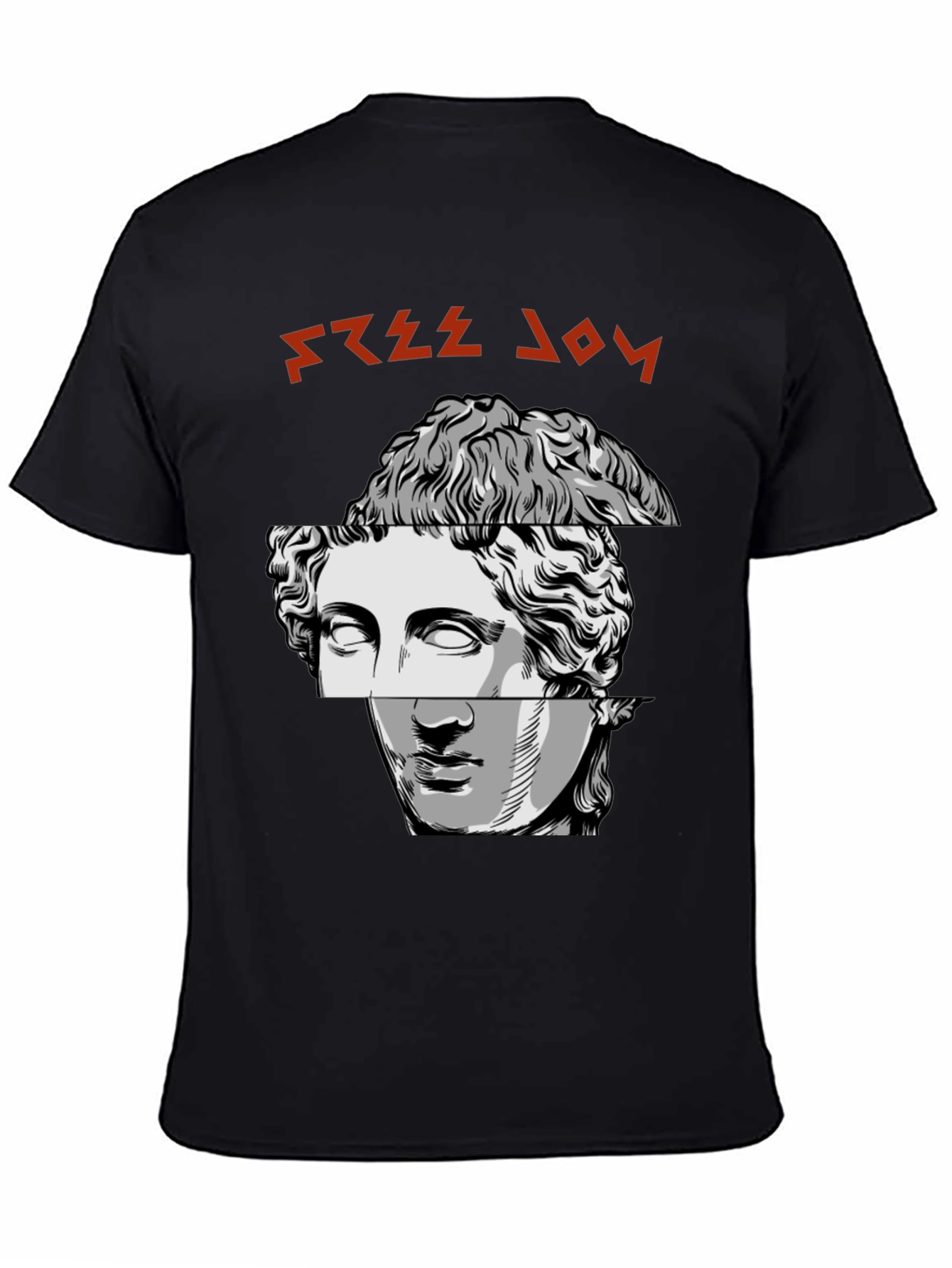 Modern Art Tee - Greek Bust Design