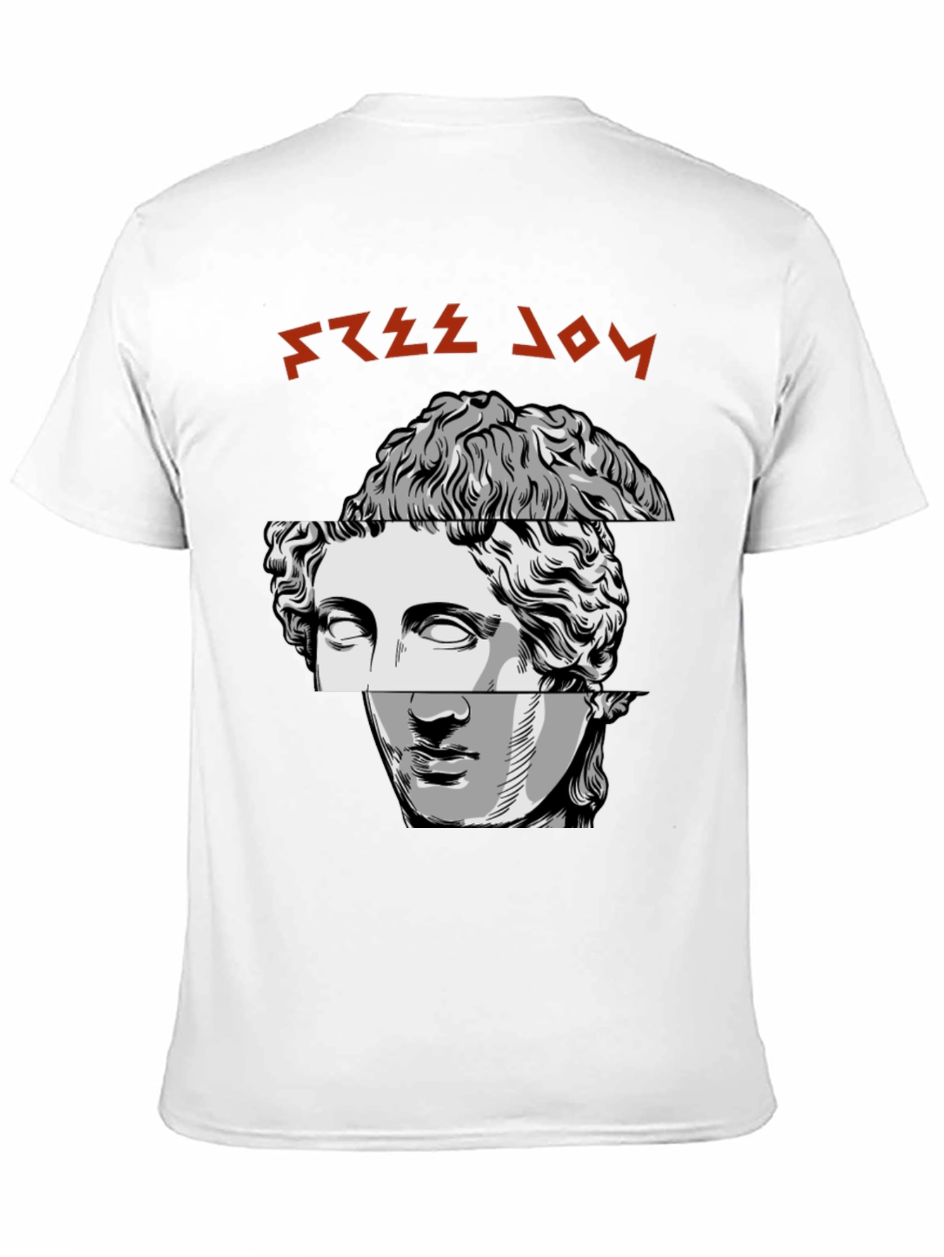 Modern Art Tee - Greek Bust Design