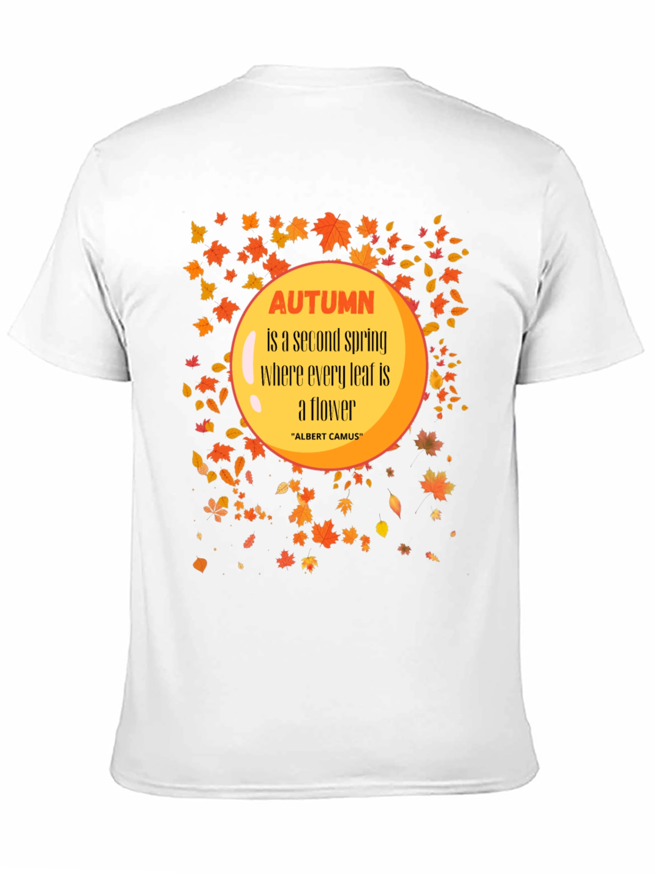 Autumn Leaves Graphic T-Shirt - Trendy Fall Apparel