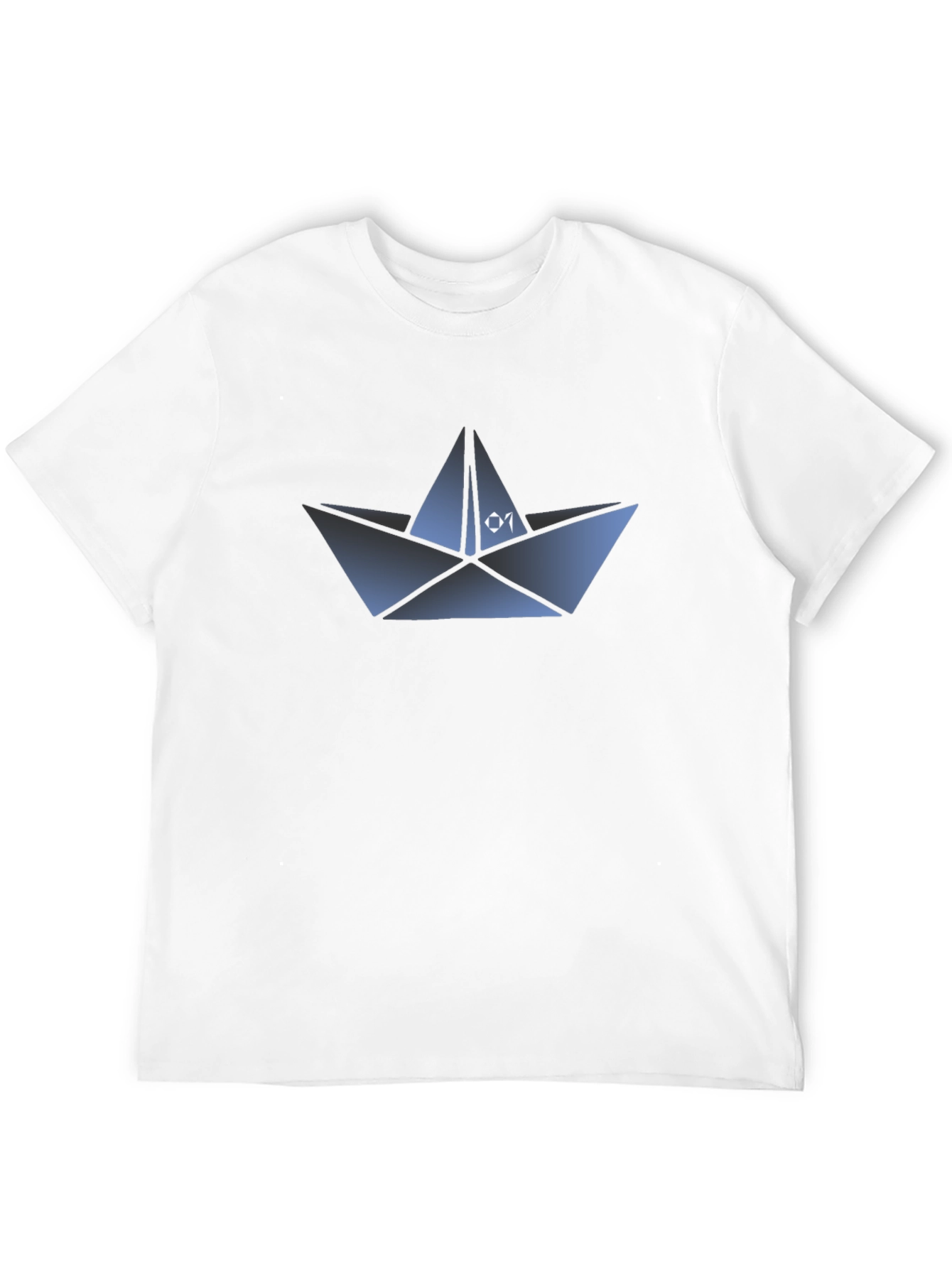 Paper Boat Graphic Tee - Unique Origami Design