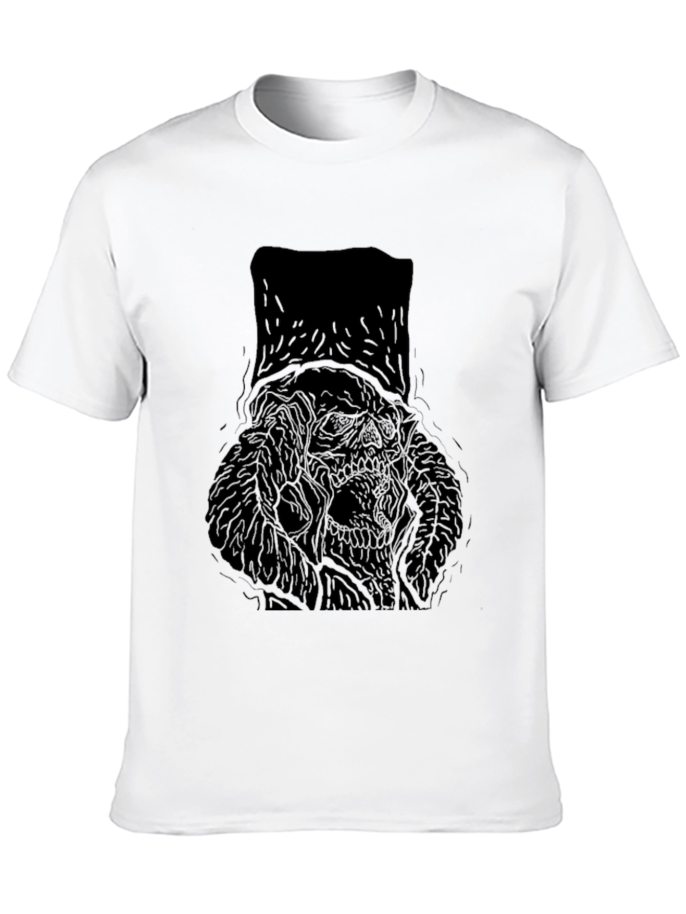 Dark Graphic Tee - Skull Design