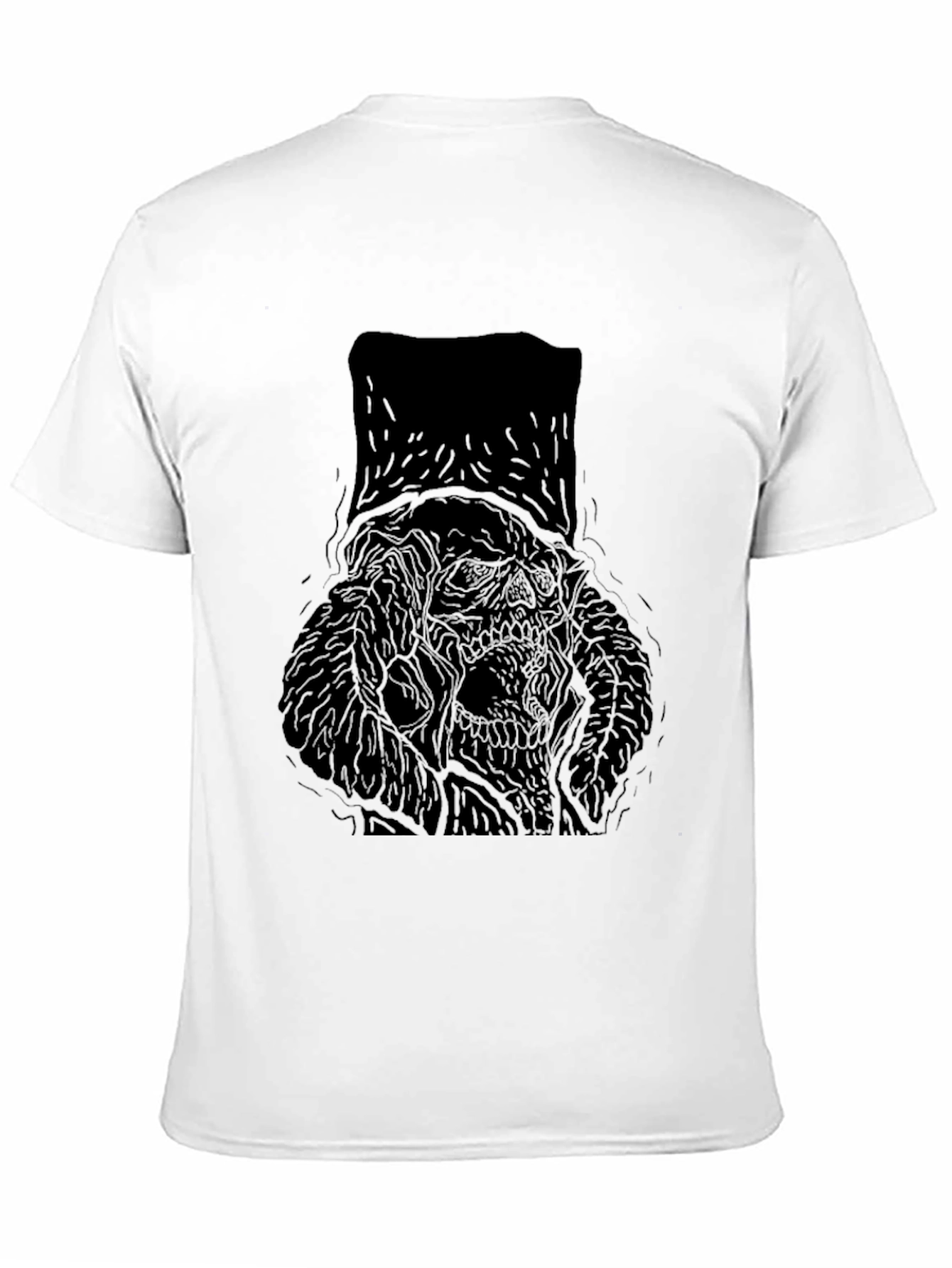 Dark Graphic Tee - Skull Design