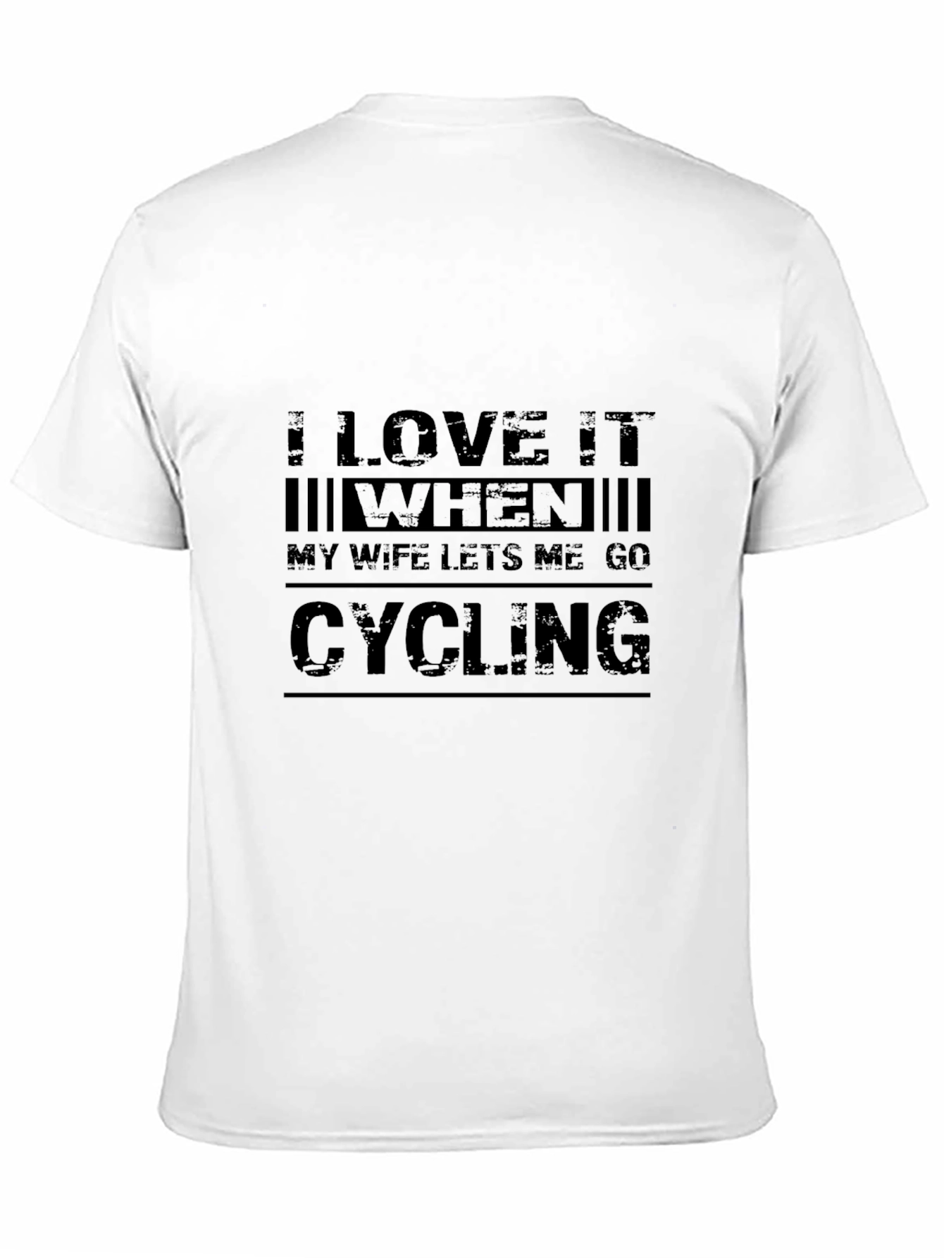 Cycling Fan Black Graphic T-Shirt