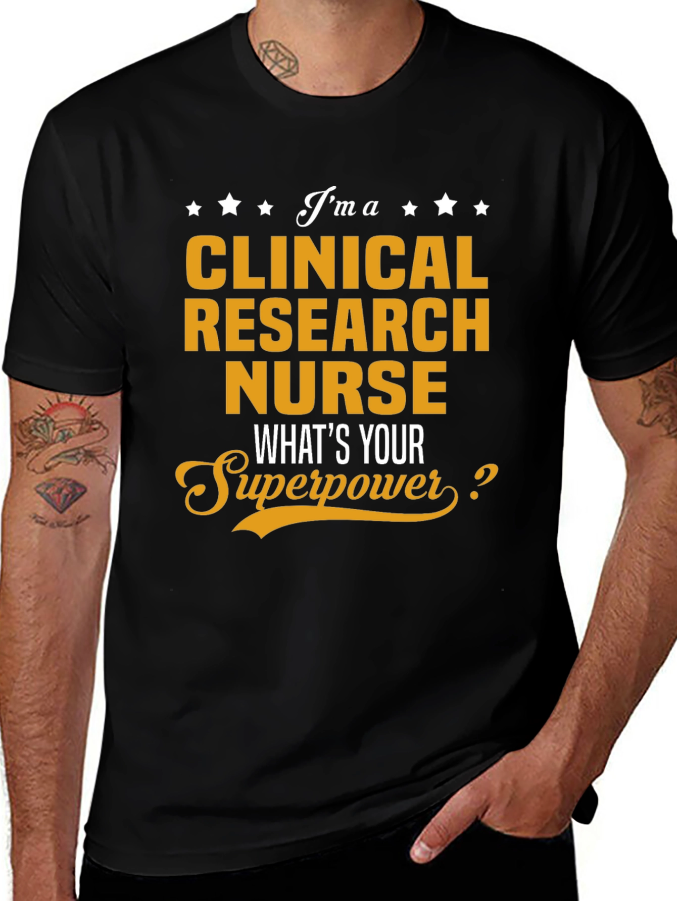 Clinical Research Nurse Superpower T-Shirt