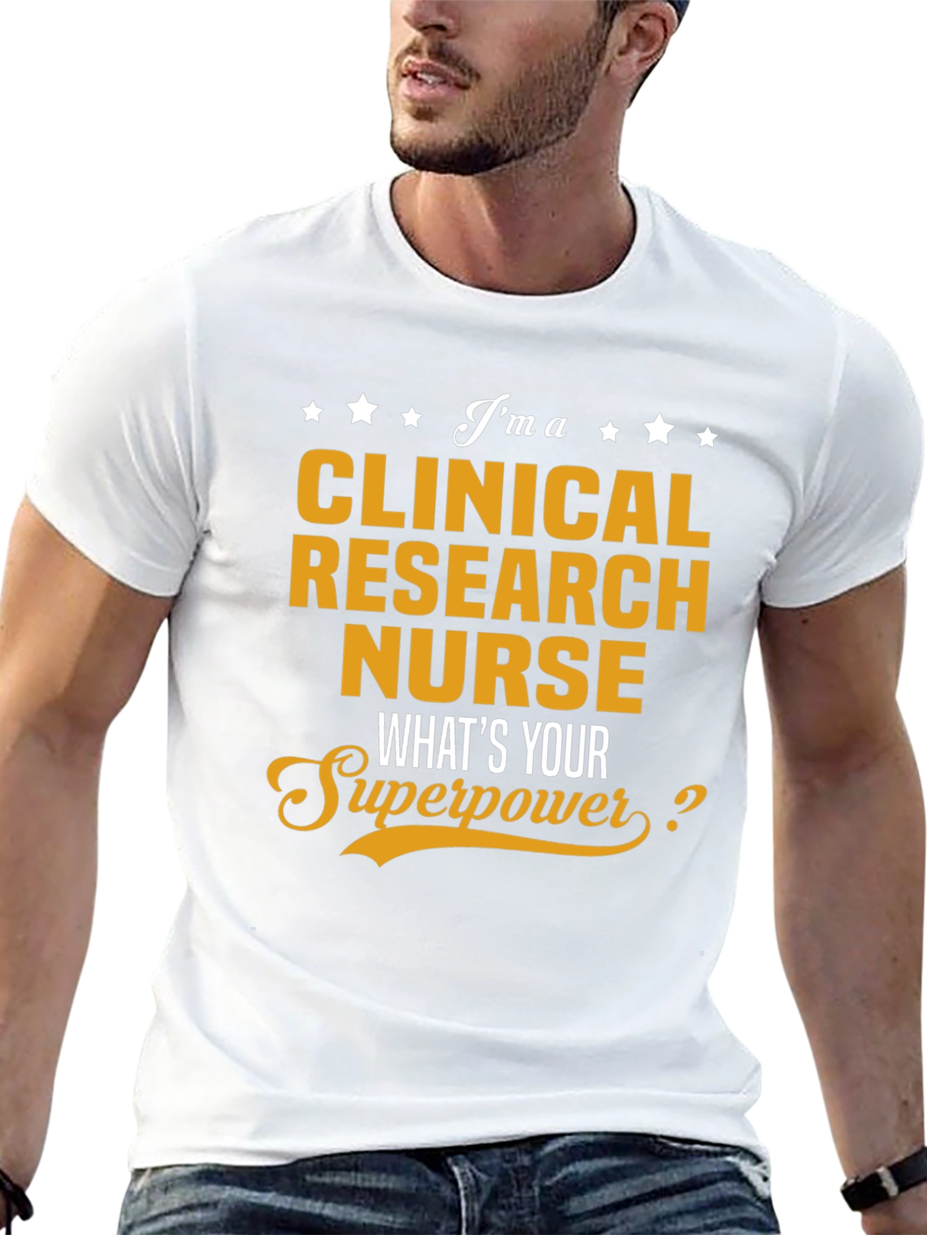Clinical Research Nurse Superpower T-Shirt