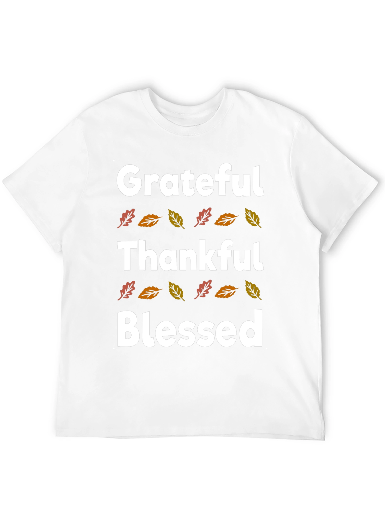 Grateful Thankful Blessed Fall T-Shirt