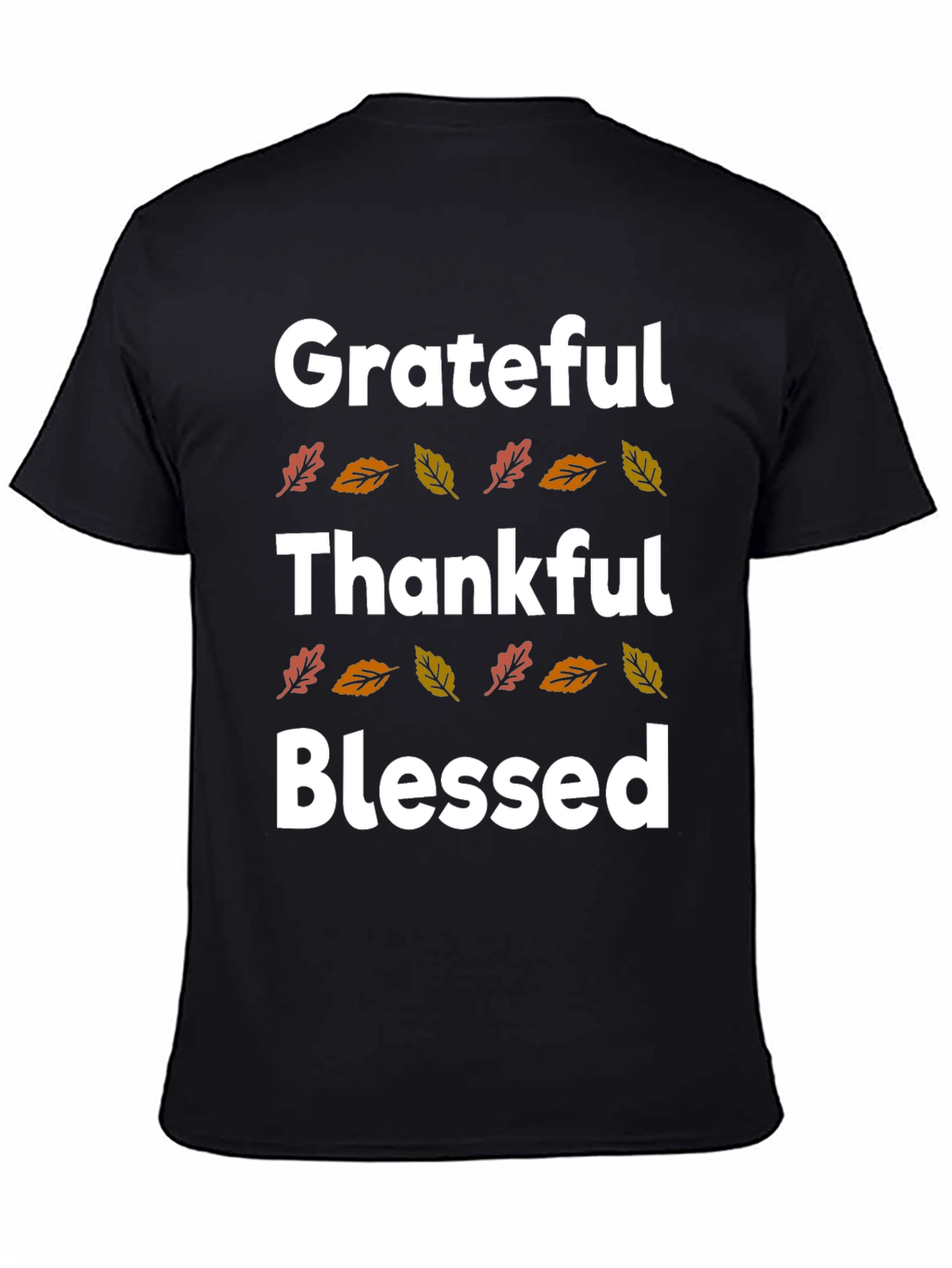 Grateful Thankful Blessed Fall T-Shirt