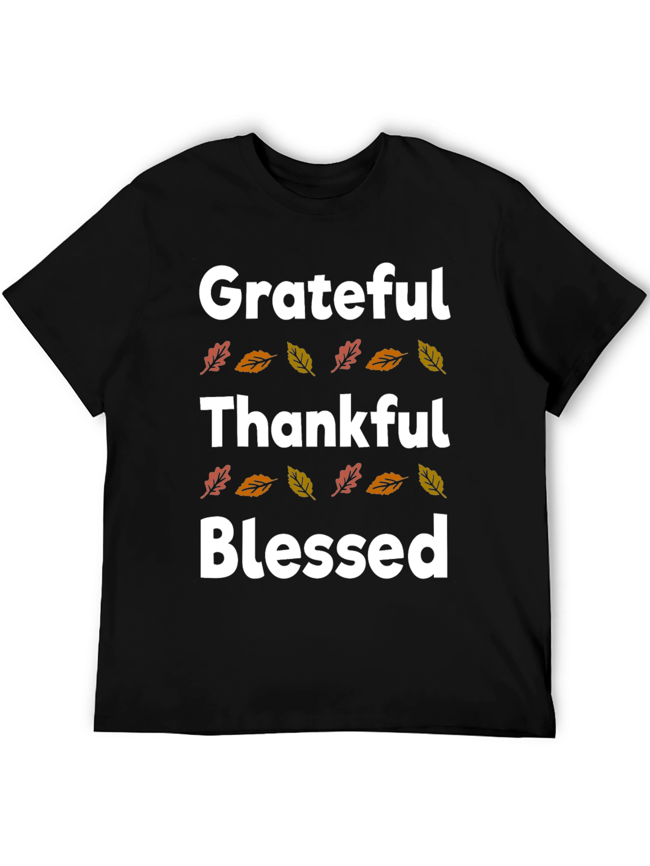 Grateful Thankful Blessed Fall T-Shirt