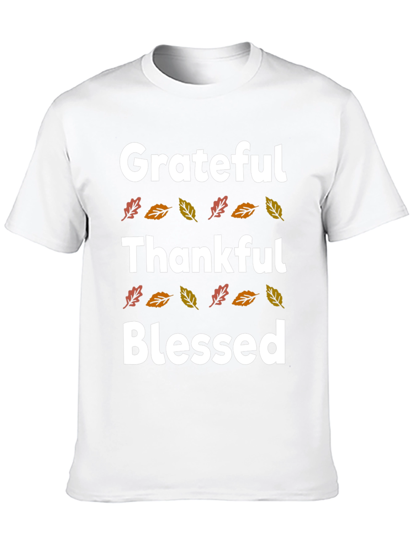 Grateful Thankful Blessed Fall T-Shirt