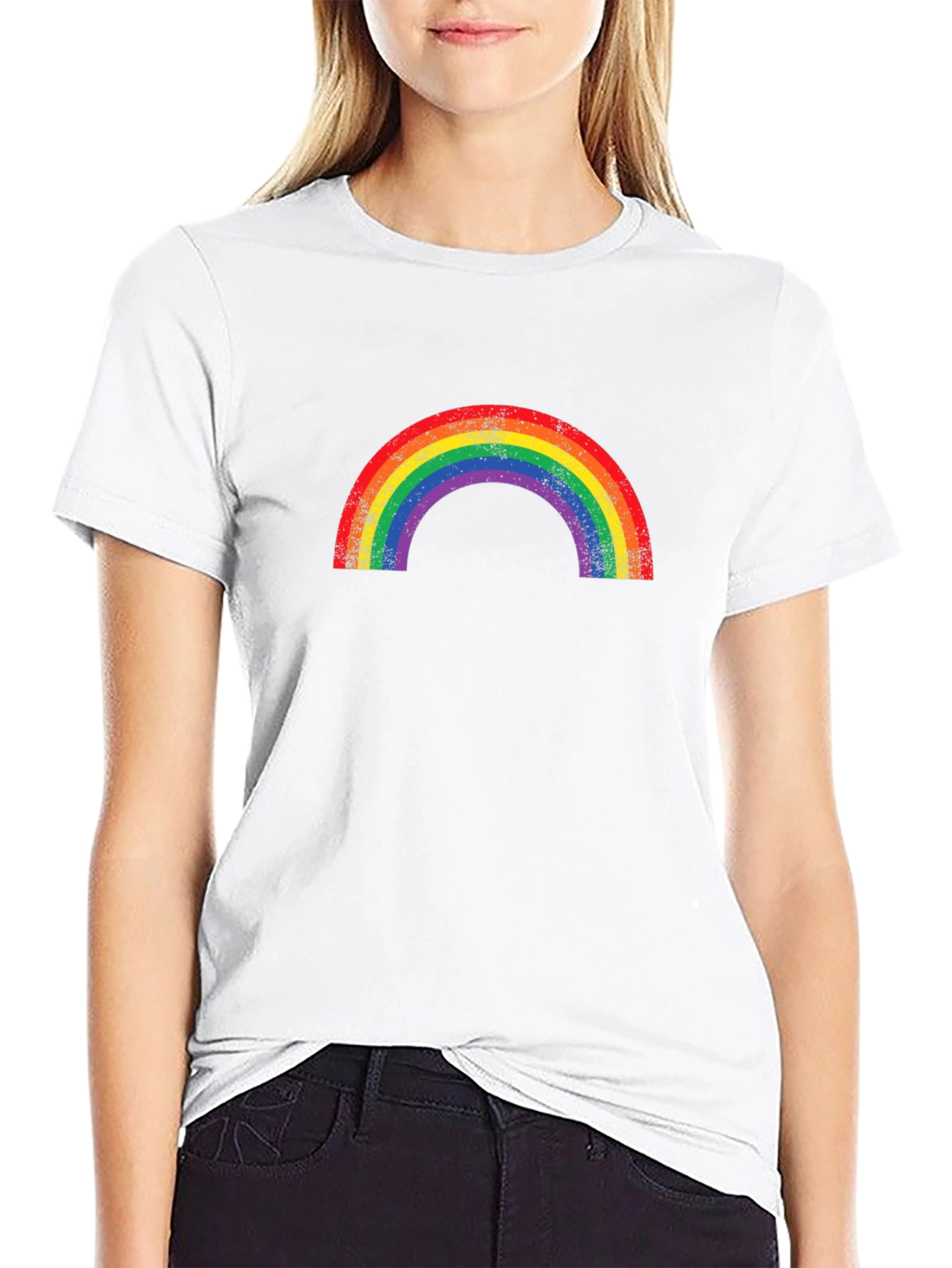 Rainbow Graphic T-Shirt - Prideful and Stylish