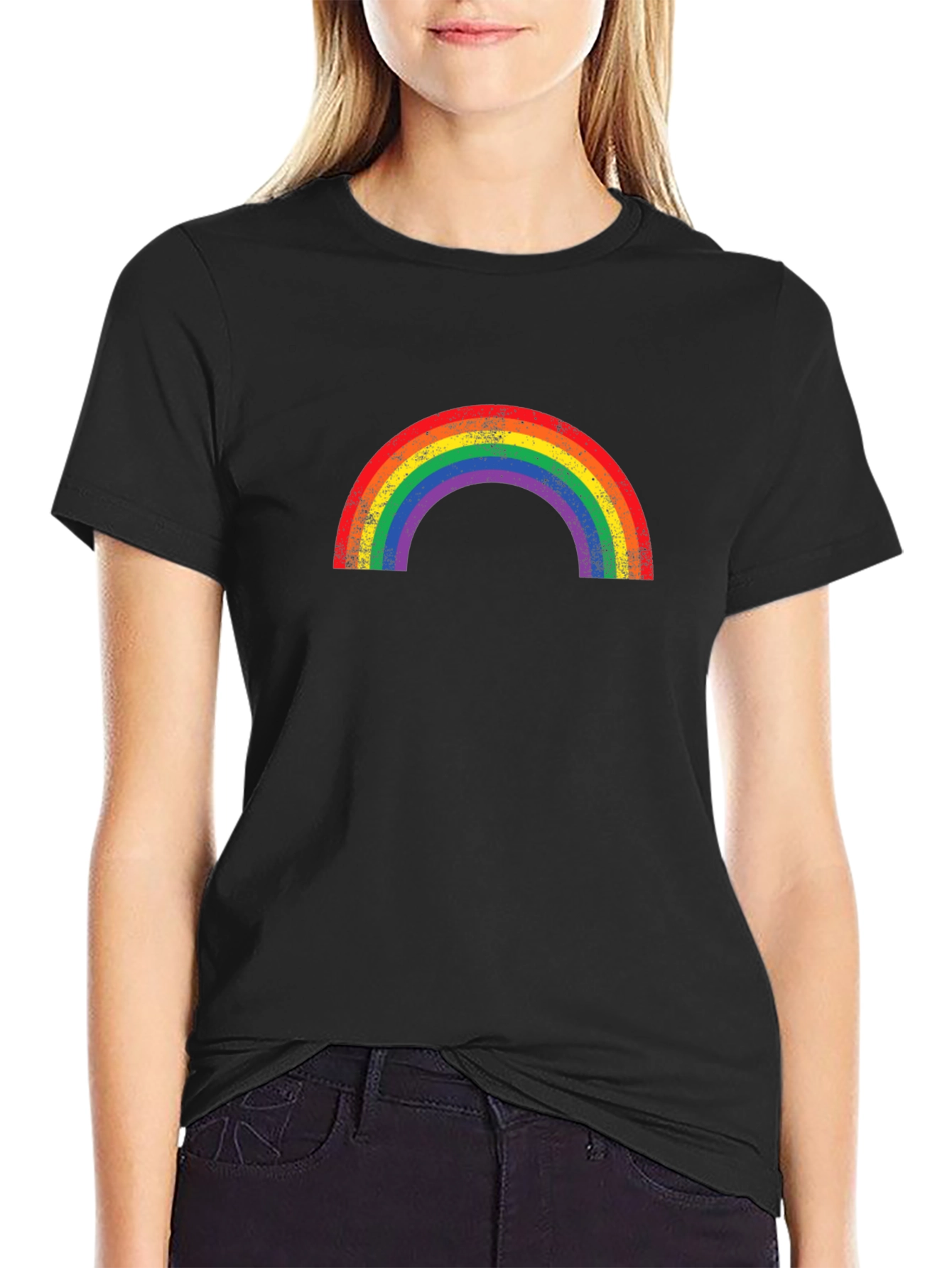 Rainbow Graphic T-Shirt - Prideful and Stylish
