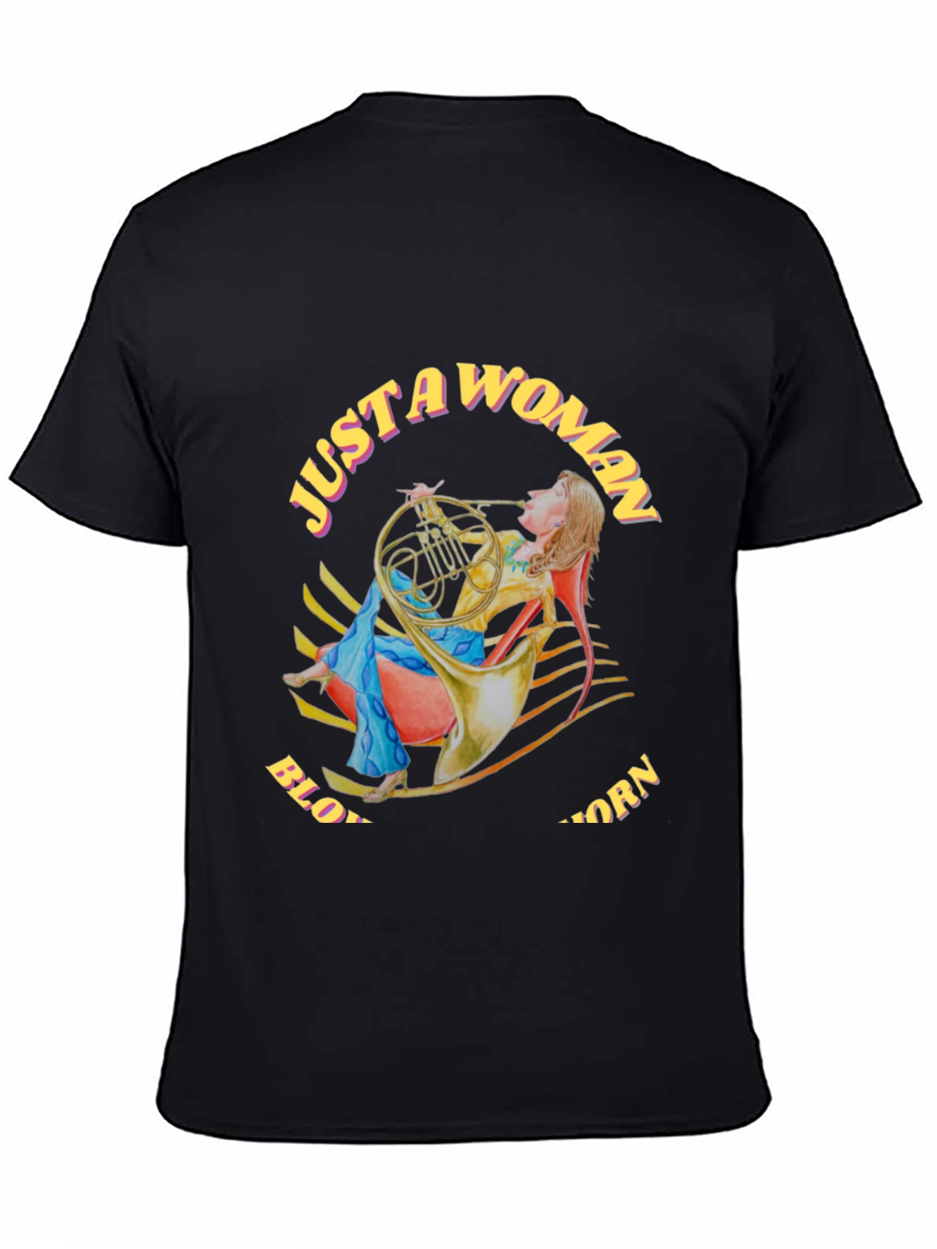 Just A Woman Blowing A Horn T-Shirt