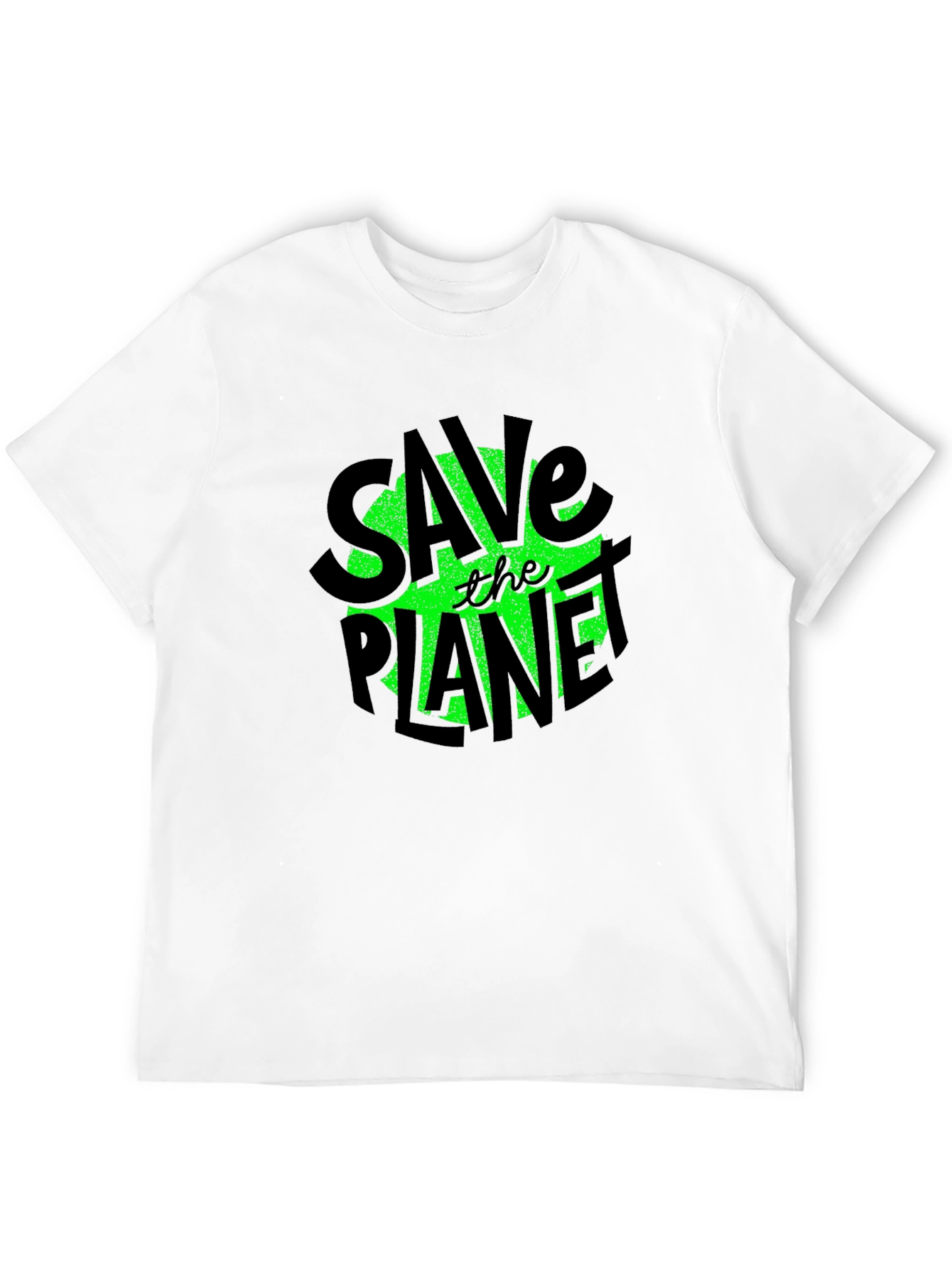 Save the Planet Graphic Print T-Shirt