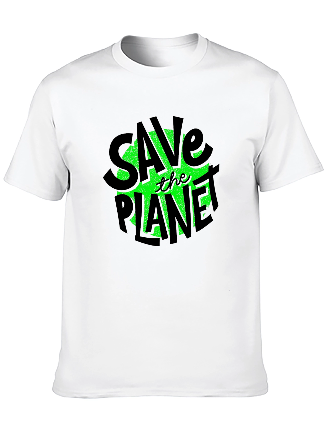 Save the Planet Graphic Print T-Shirt