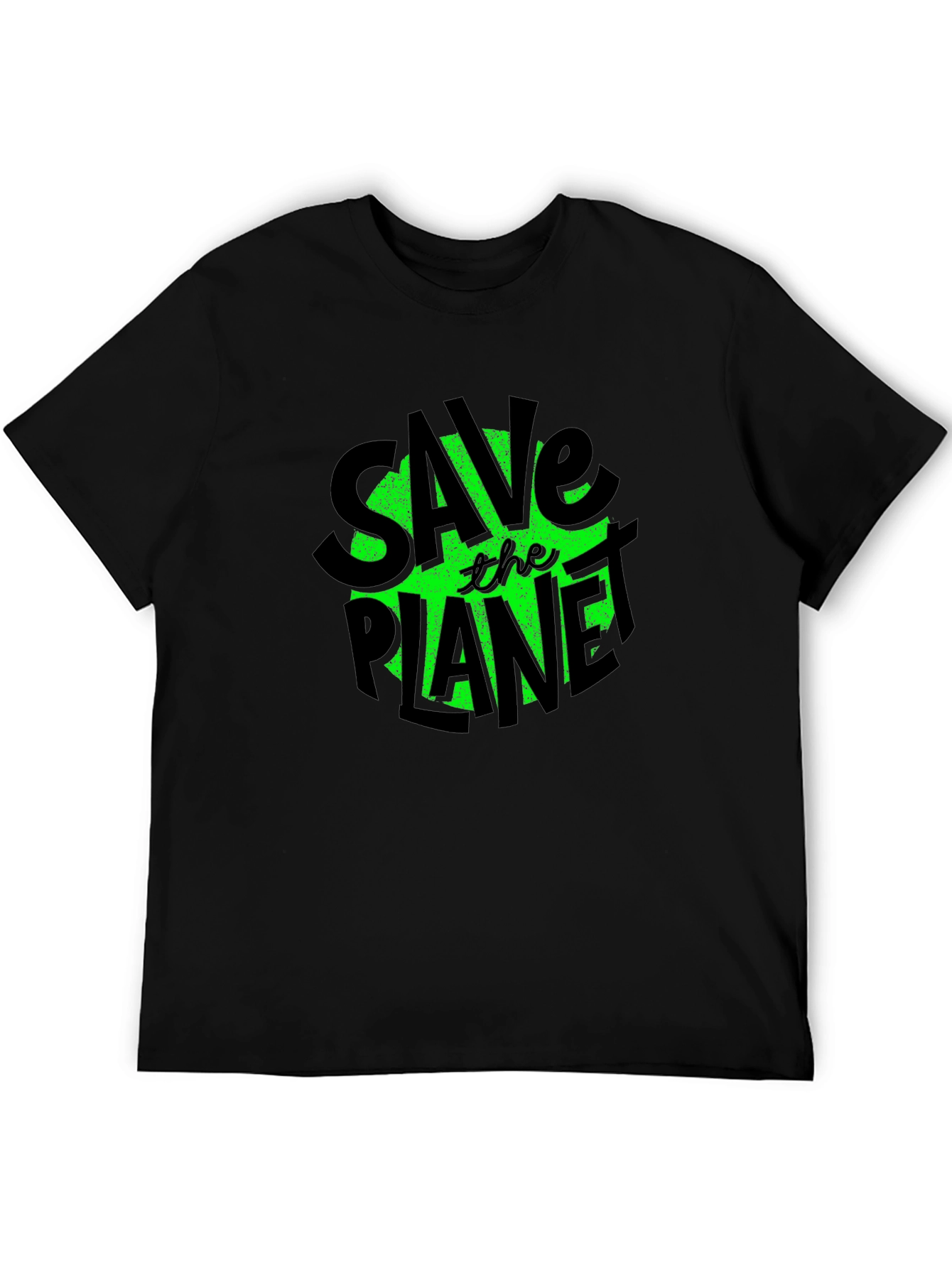 Save the Planet Graphic Print T-Shirt