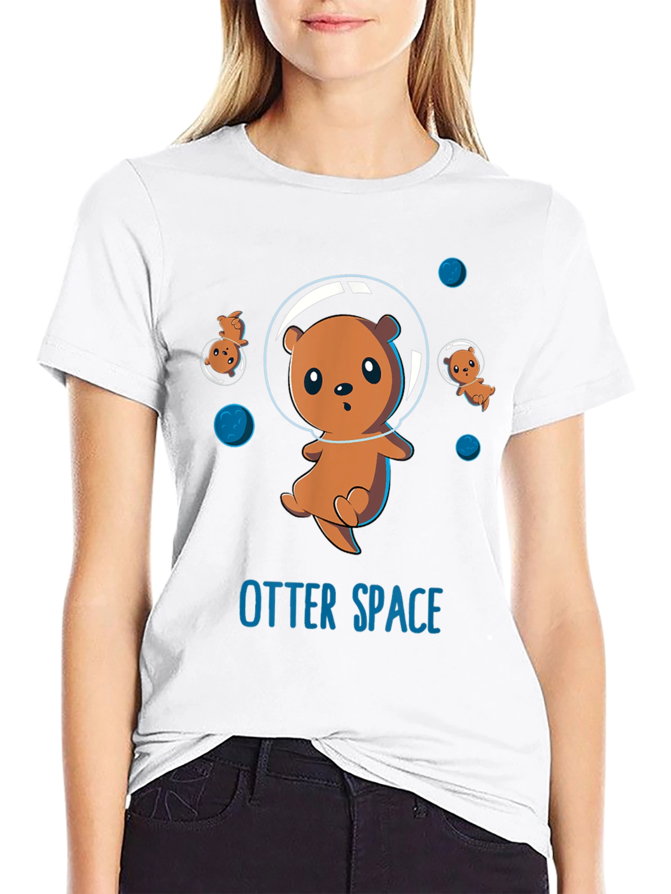 Otter Space Graphic T-Shirt