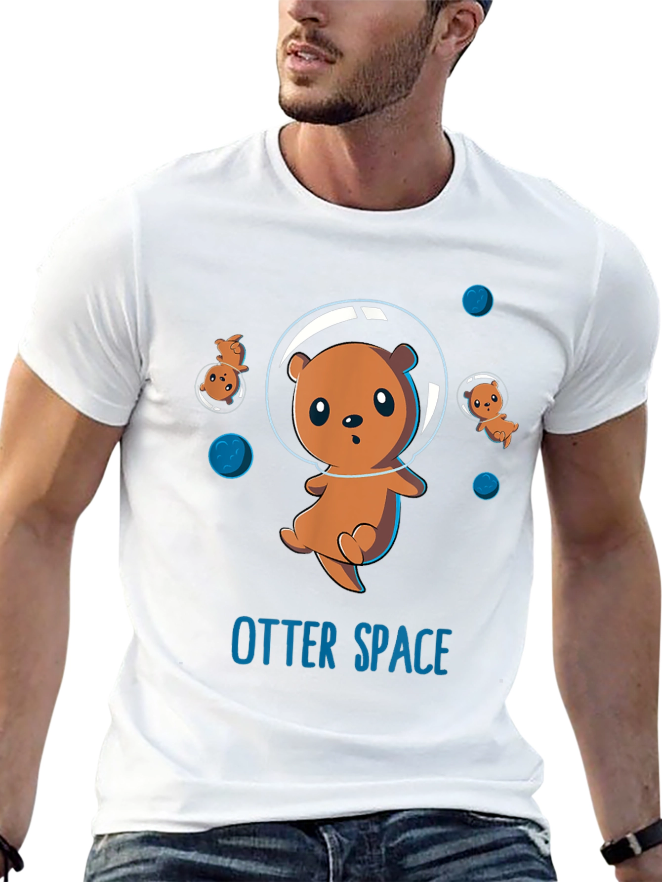 Otter Space Graphic T-Shirt
