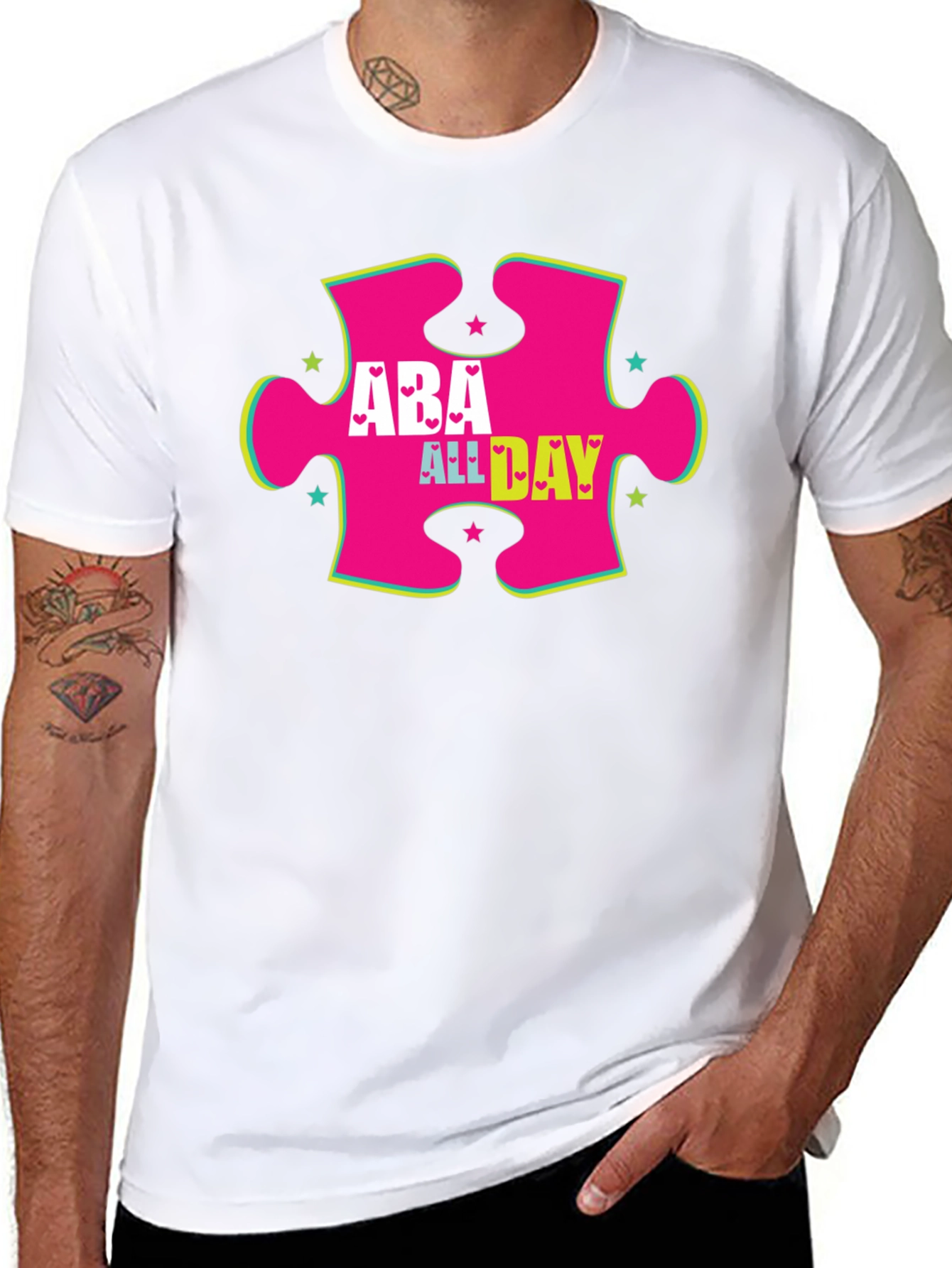 ABA All Day Autism Awareness T-Shirt